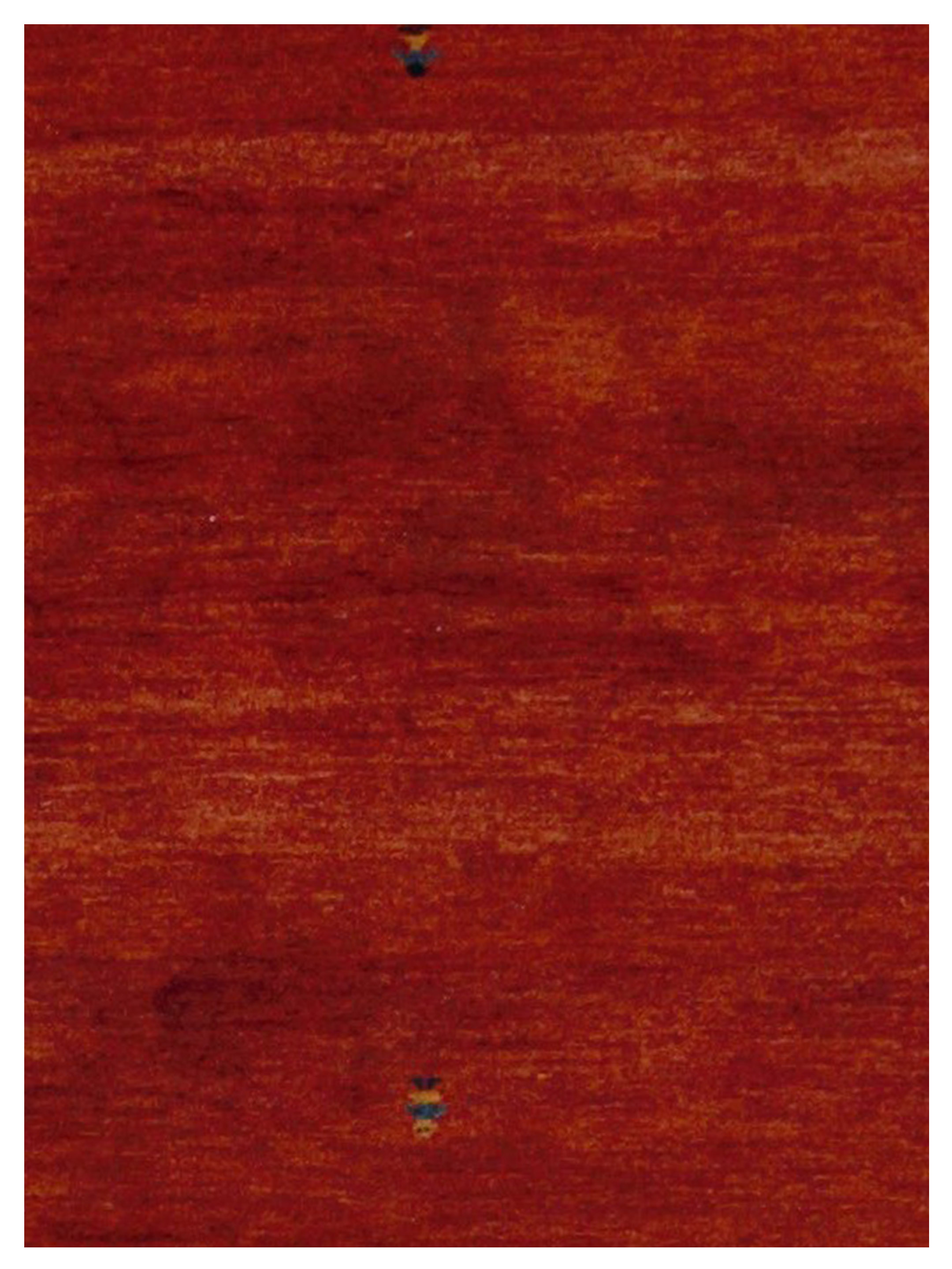 Gabbeh-In Hand Knotted Rust 4x6 - Image 3 of 5