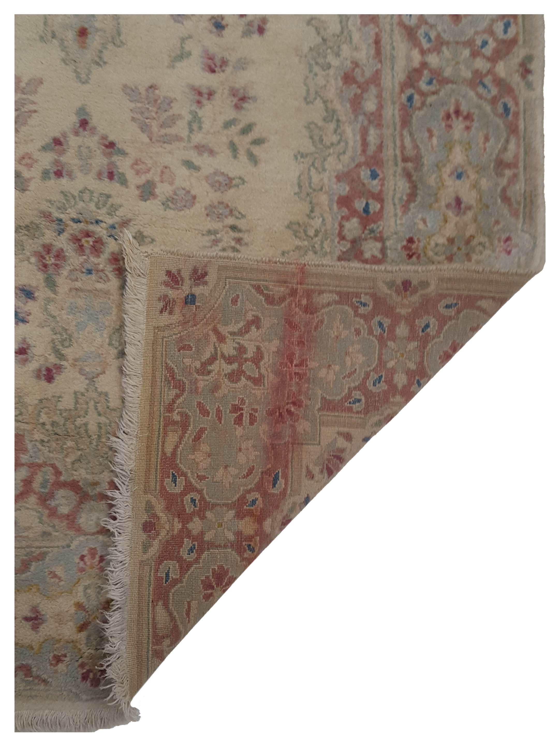 Kerman Hand Knotted Ivory 4x7 - Image 5 of 5