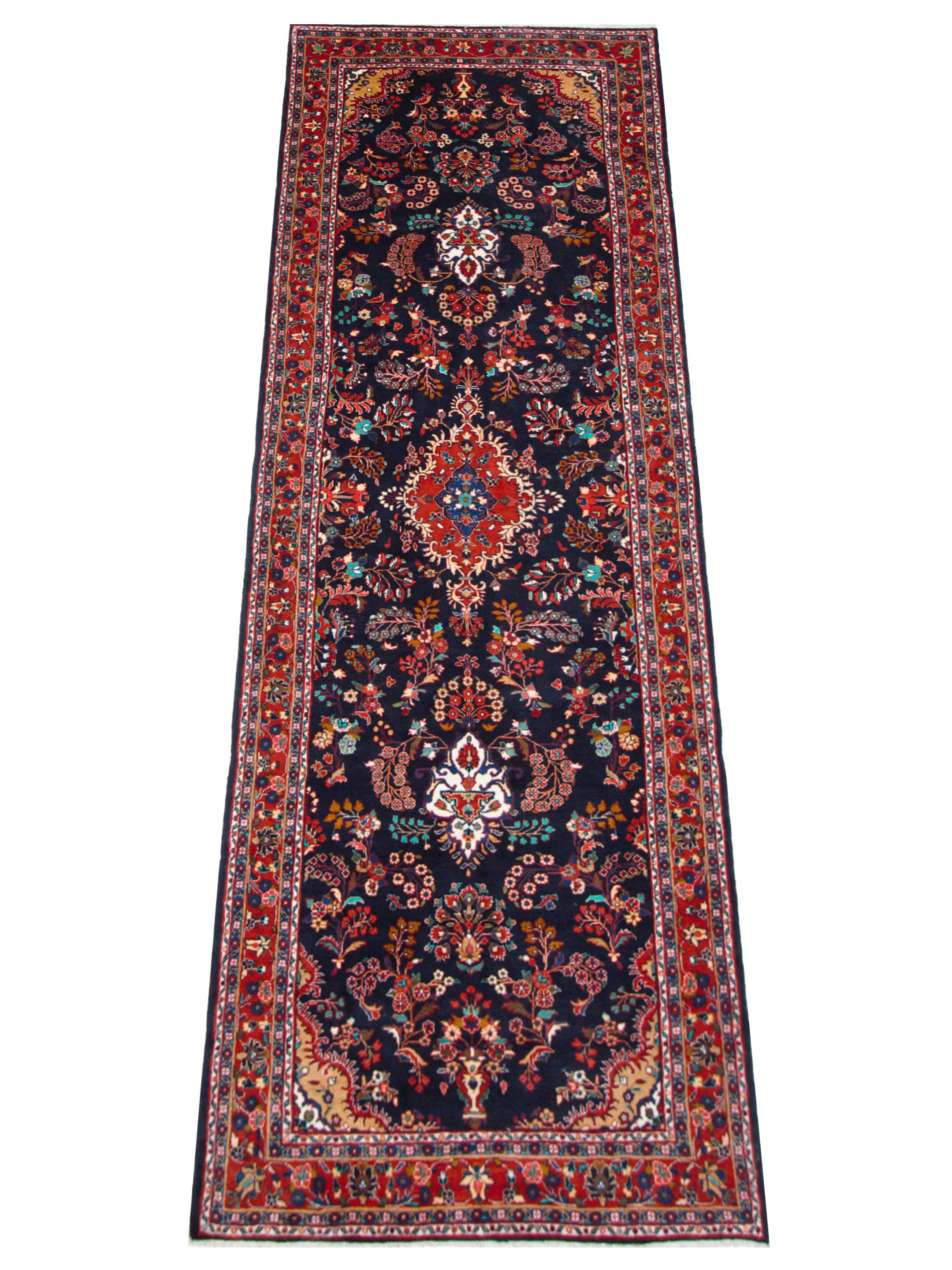 Hamadan Hand Knotted Red 5x16 - Image 2 of 5