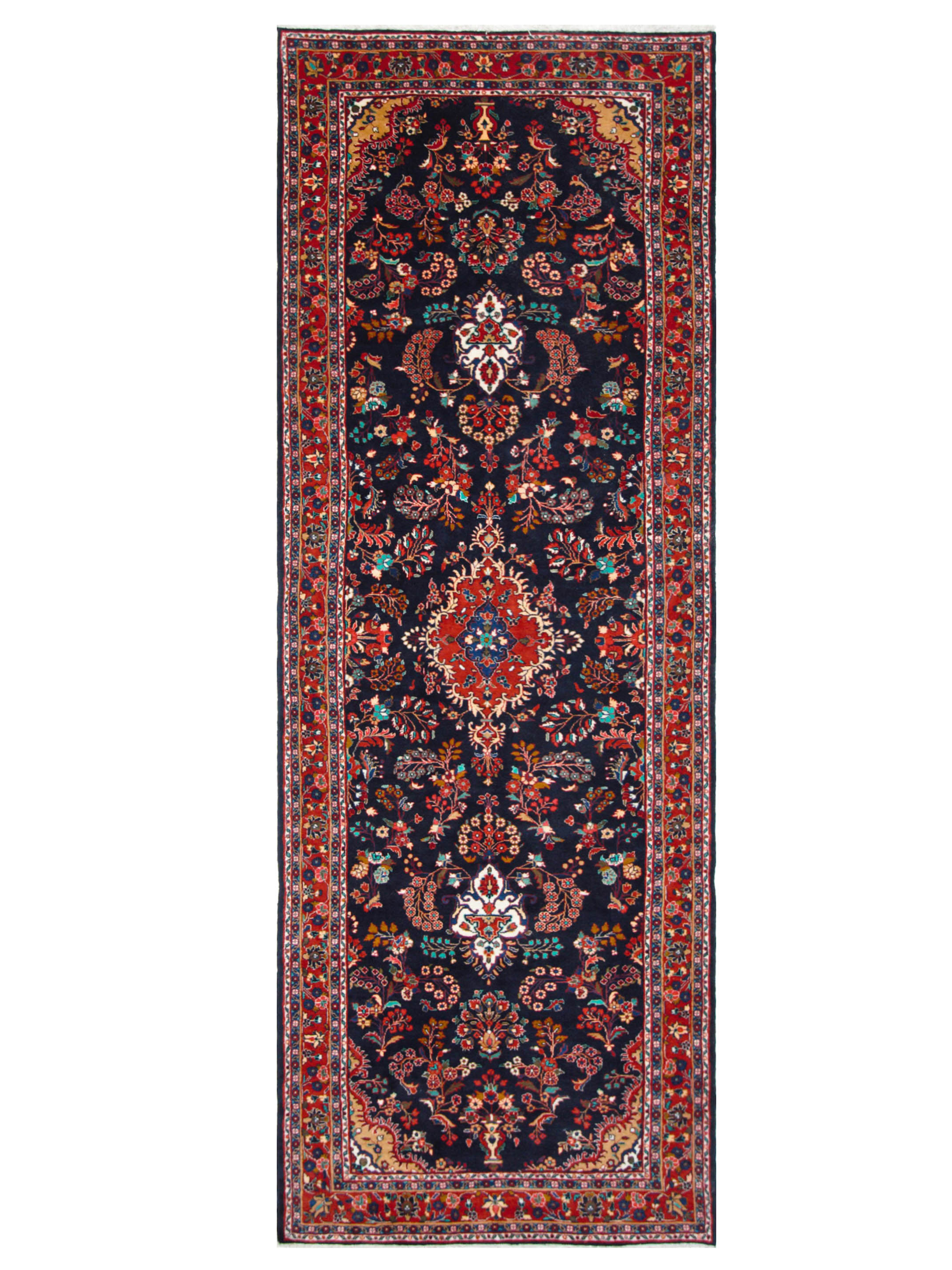 Hamadan Hand Knotted Red 5x16