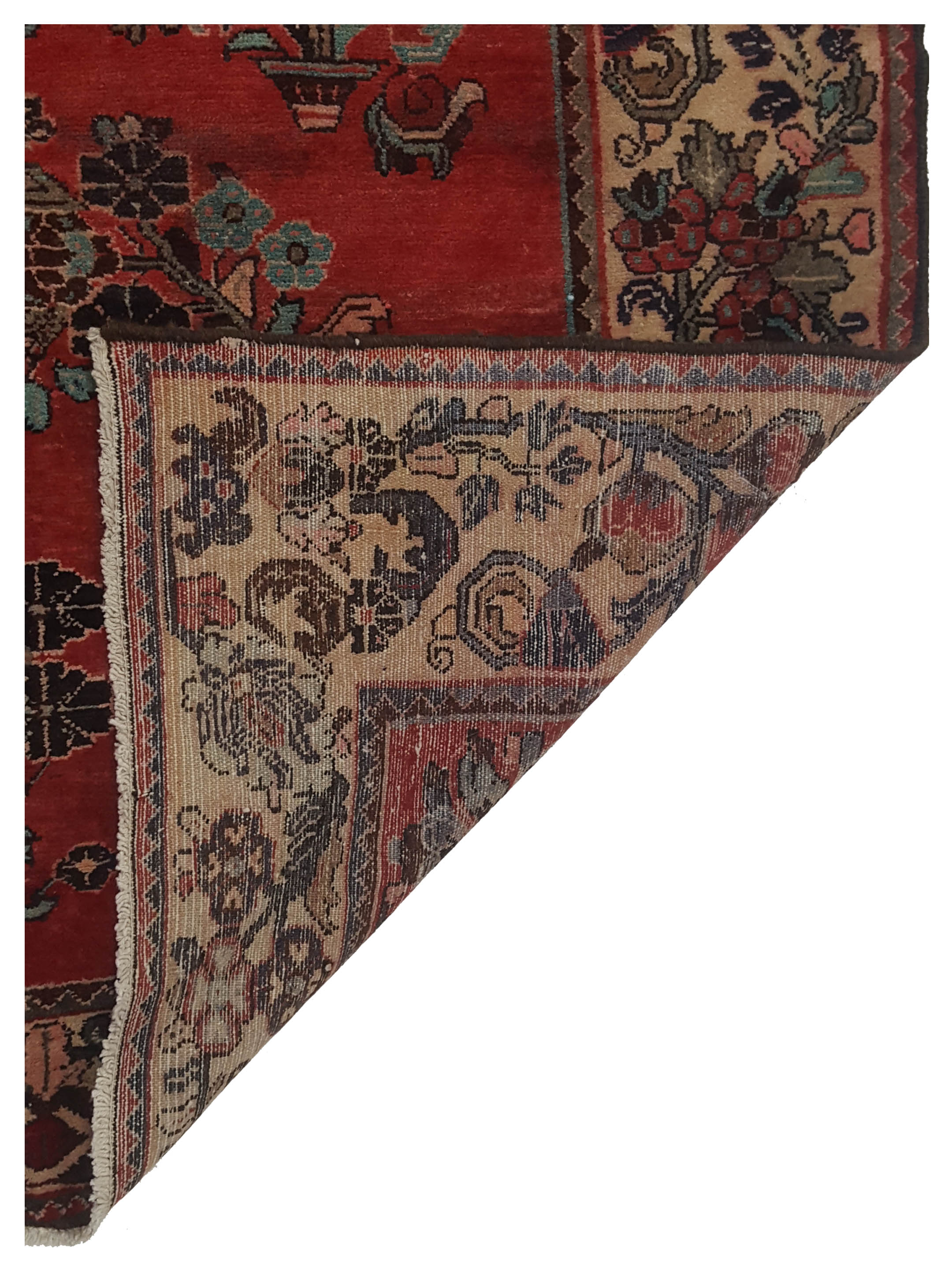 Bakhtiyari Hand Knotted Red 6x10 - Image 5 of 5