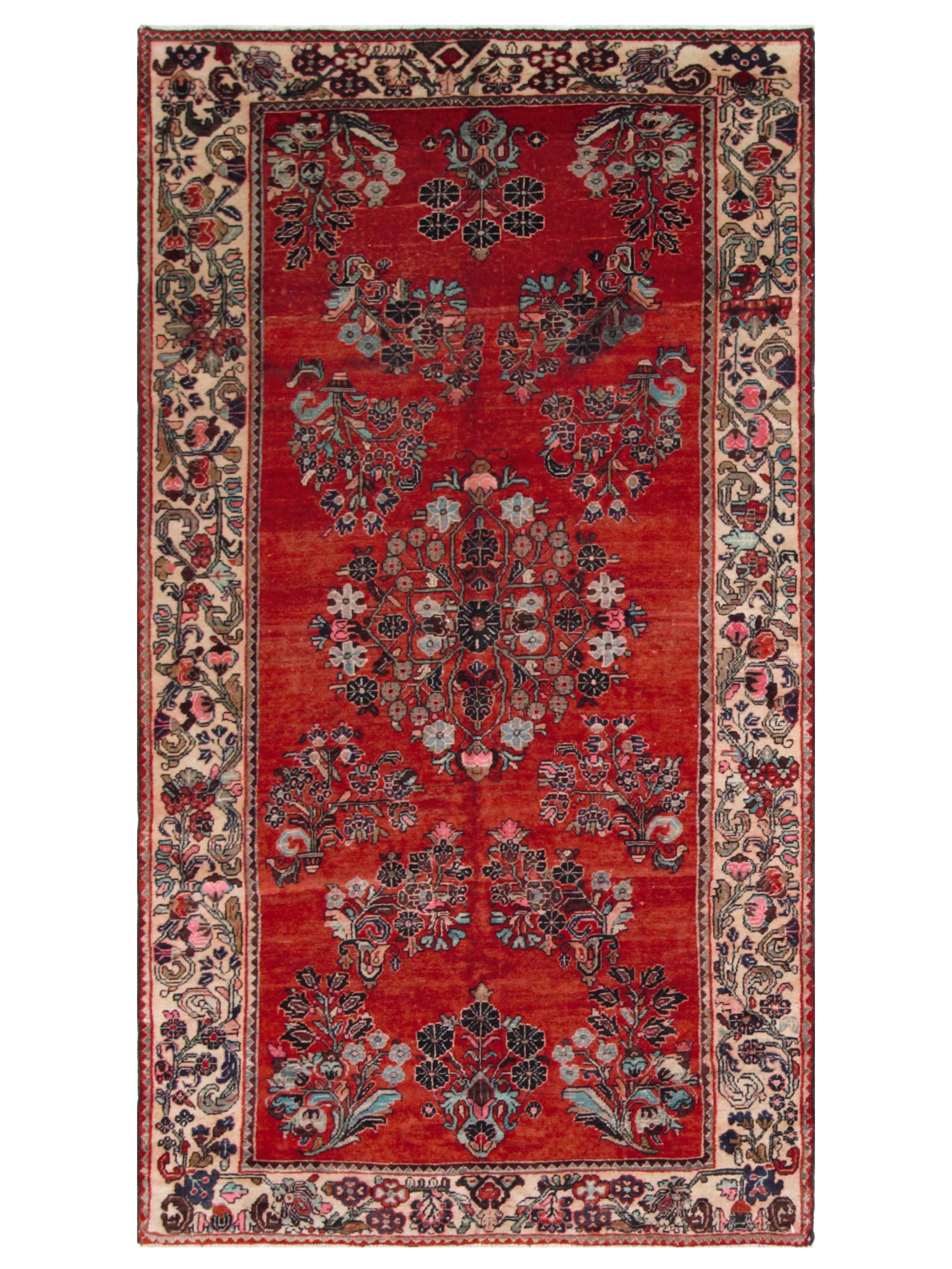 Bakhtiyari Hand Knotted Red 6x10