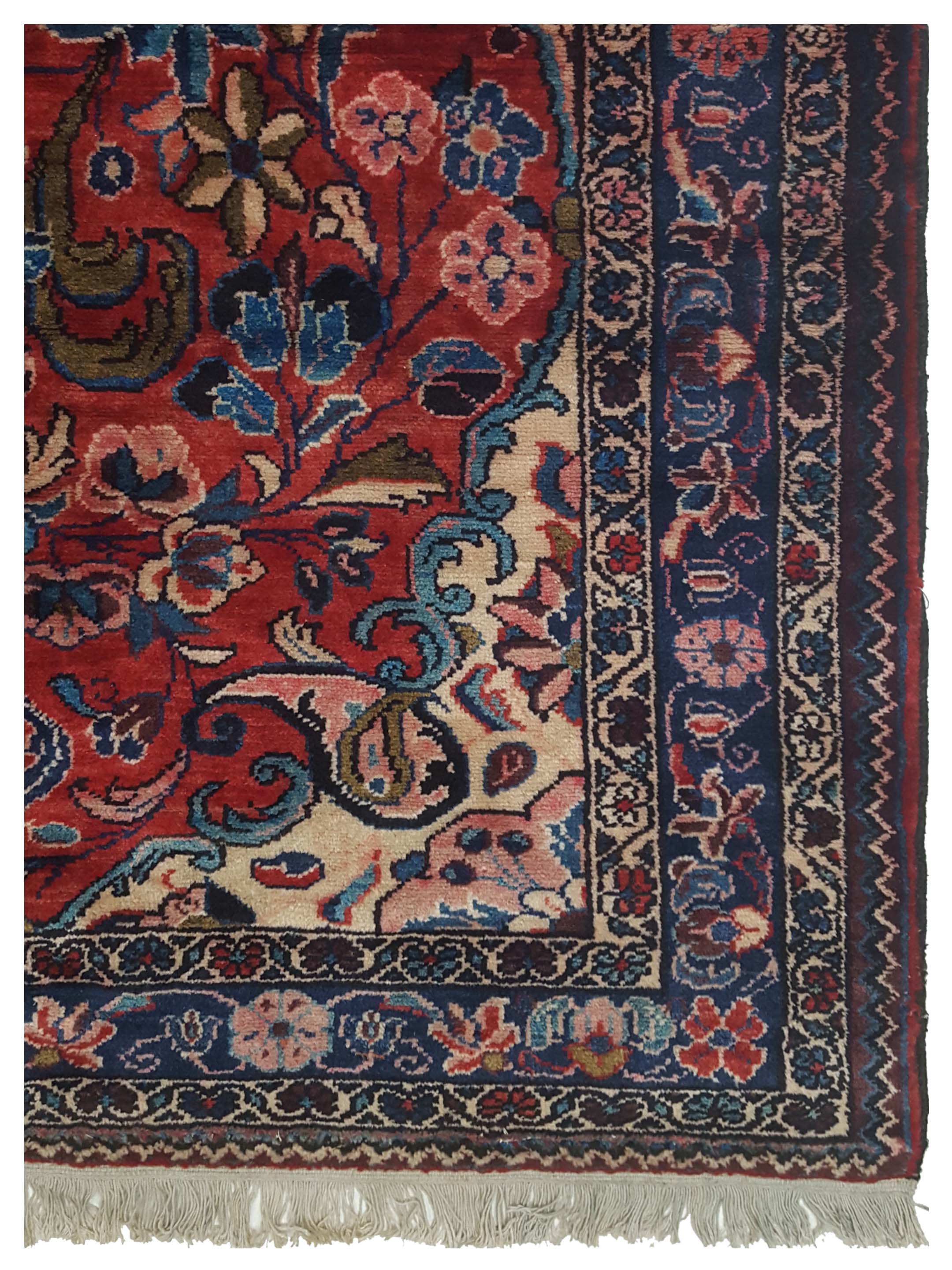 Lilian Hand Knotted Red 5x8 - Image 4 of 5