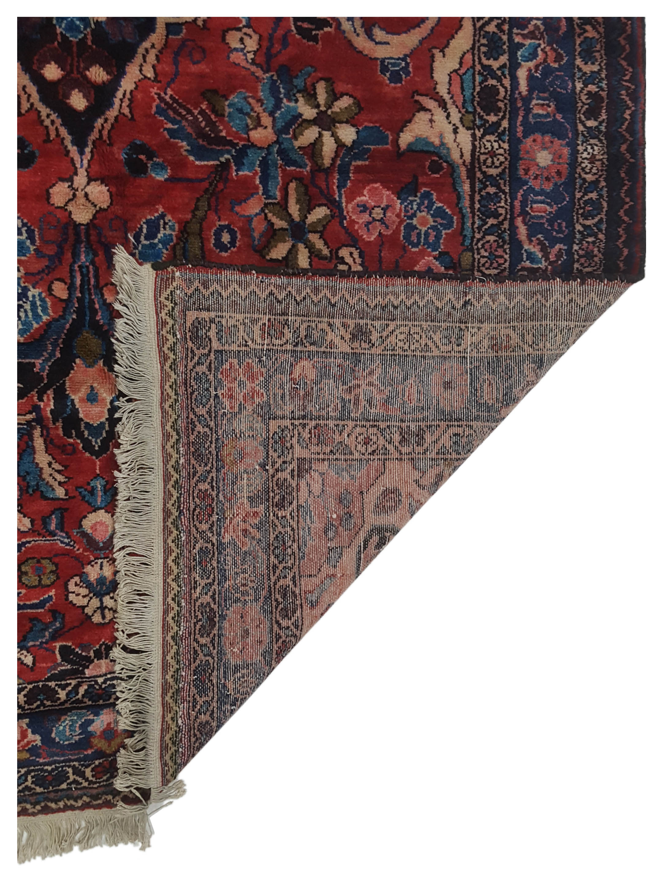 Lilian Hand Knotted Red 5x8 - Image 5 of 5