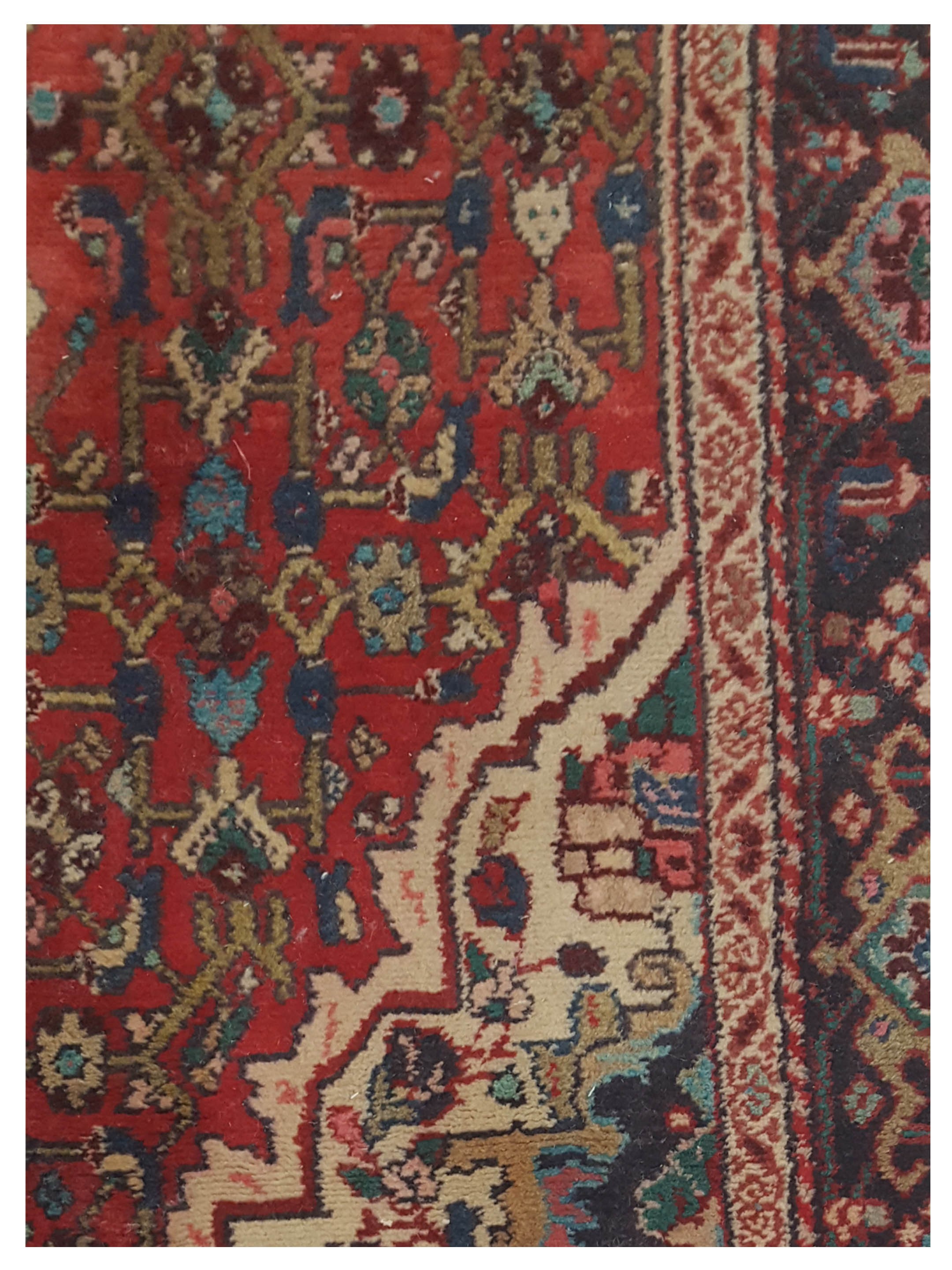 Hamadan Hand Knotted Ivory 5x10 - Image 3 of 5