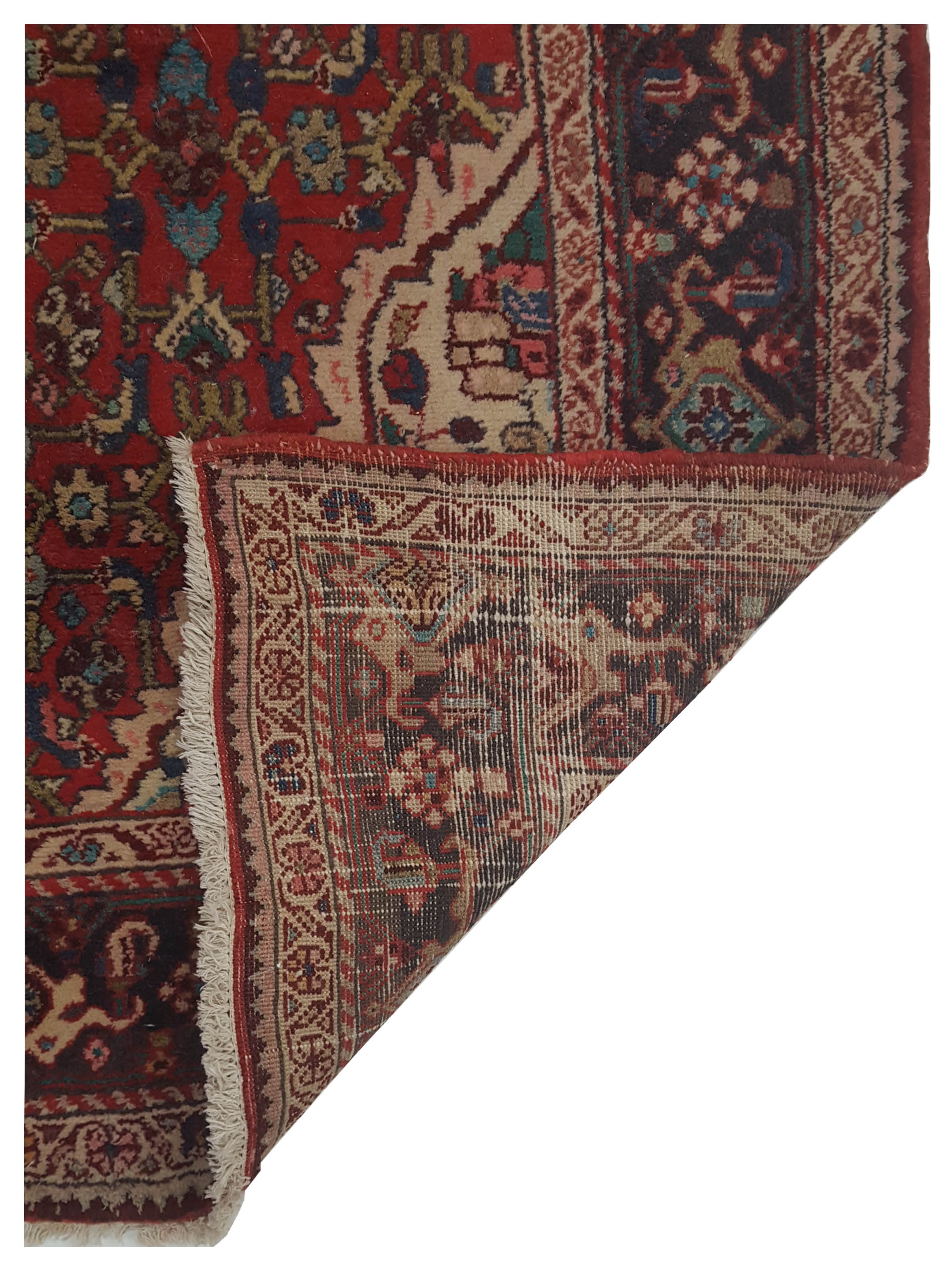 Hamadan Hand Knotted Ivory 5x10 - Image 5 of 5