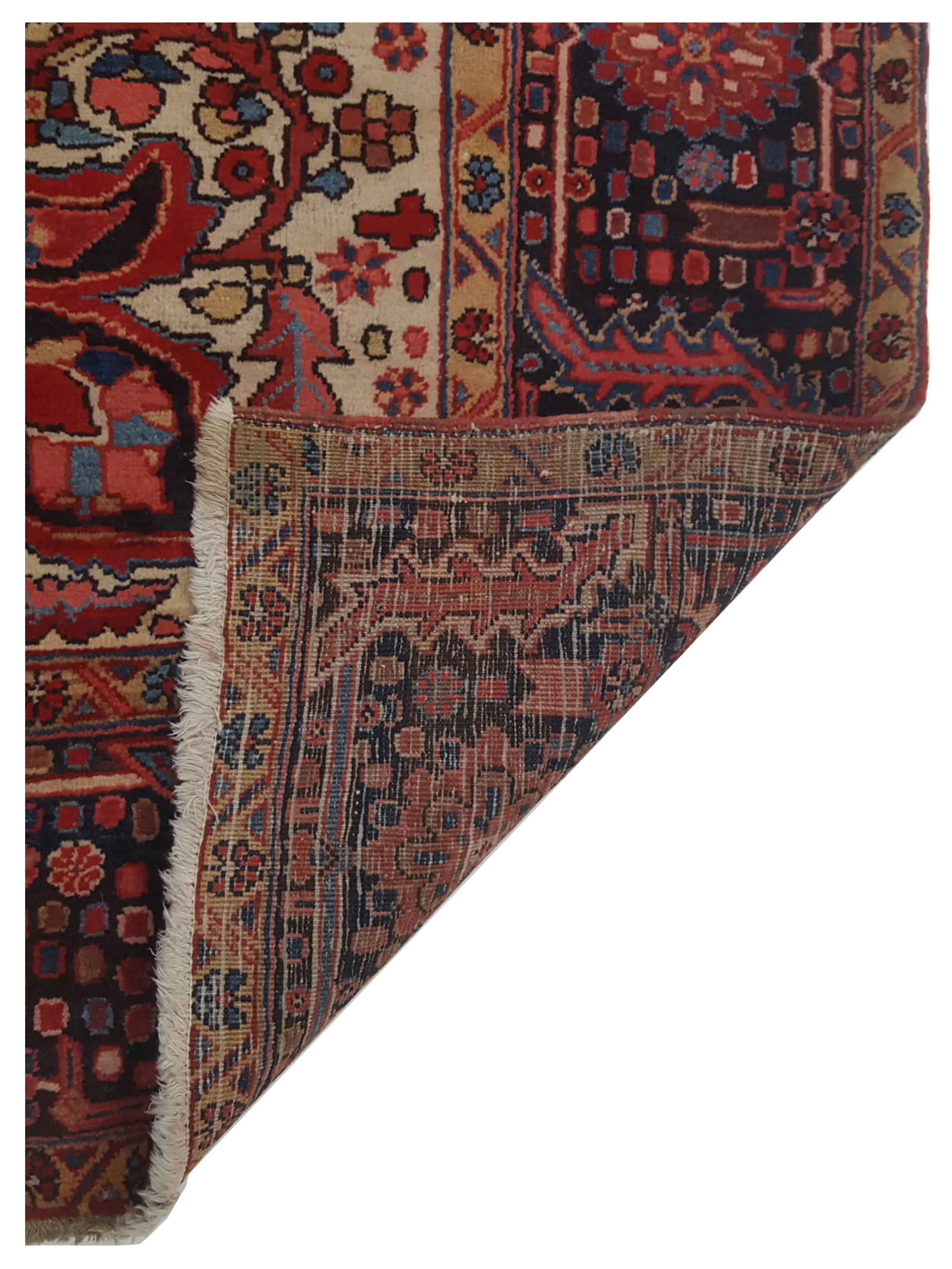 Heriz Hand Knotted Red 9x13 - Image 5 of 5