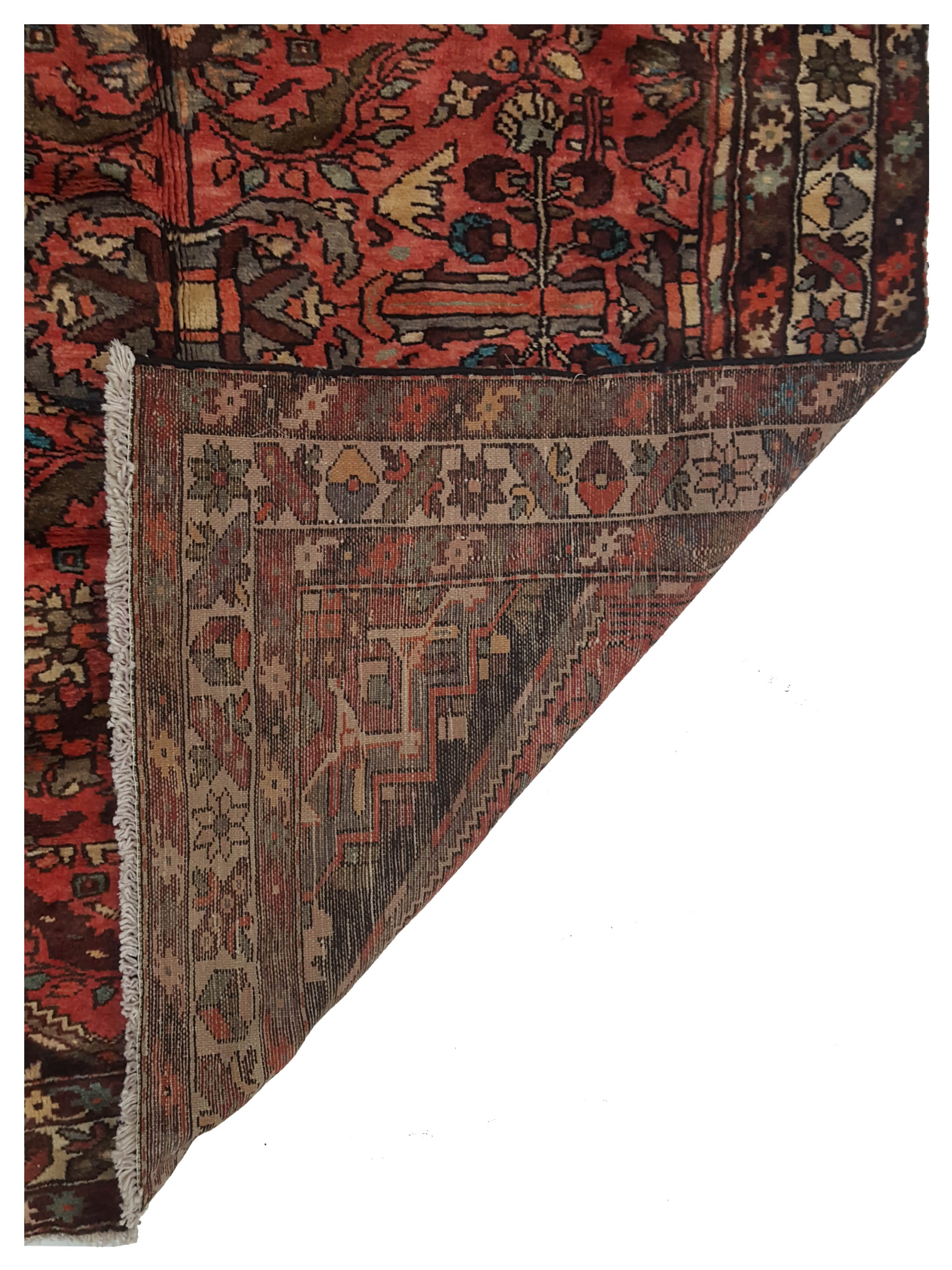 Hamadan Hand Knotted Rust 5x10 - Image 5 of 5