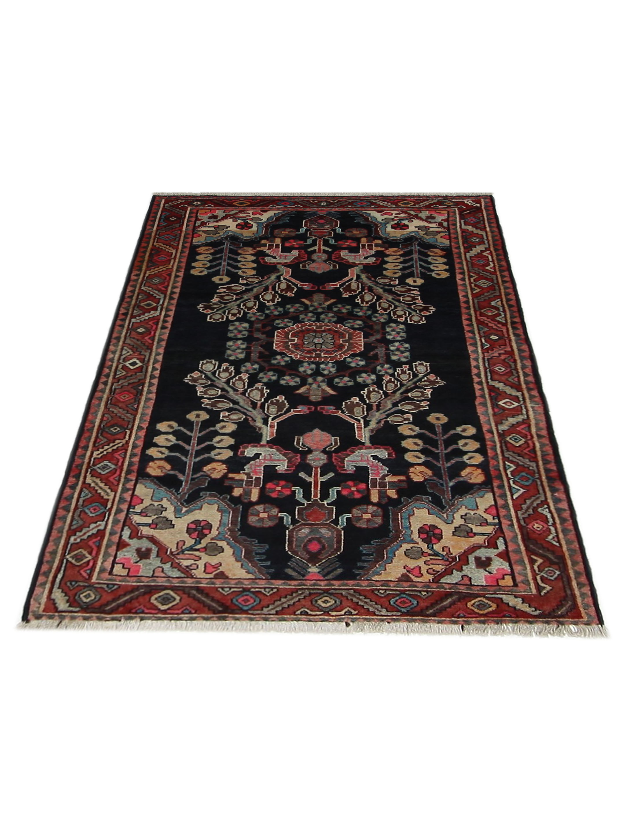 Bakhtiyari Hand Knotted Red 5x8 - Image 2 of 5