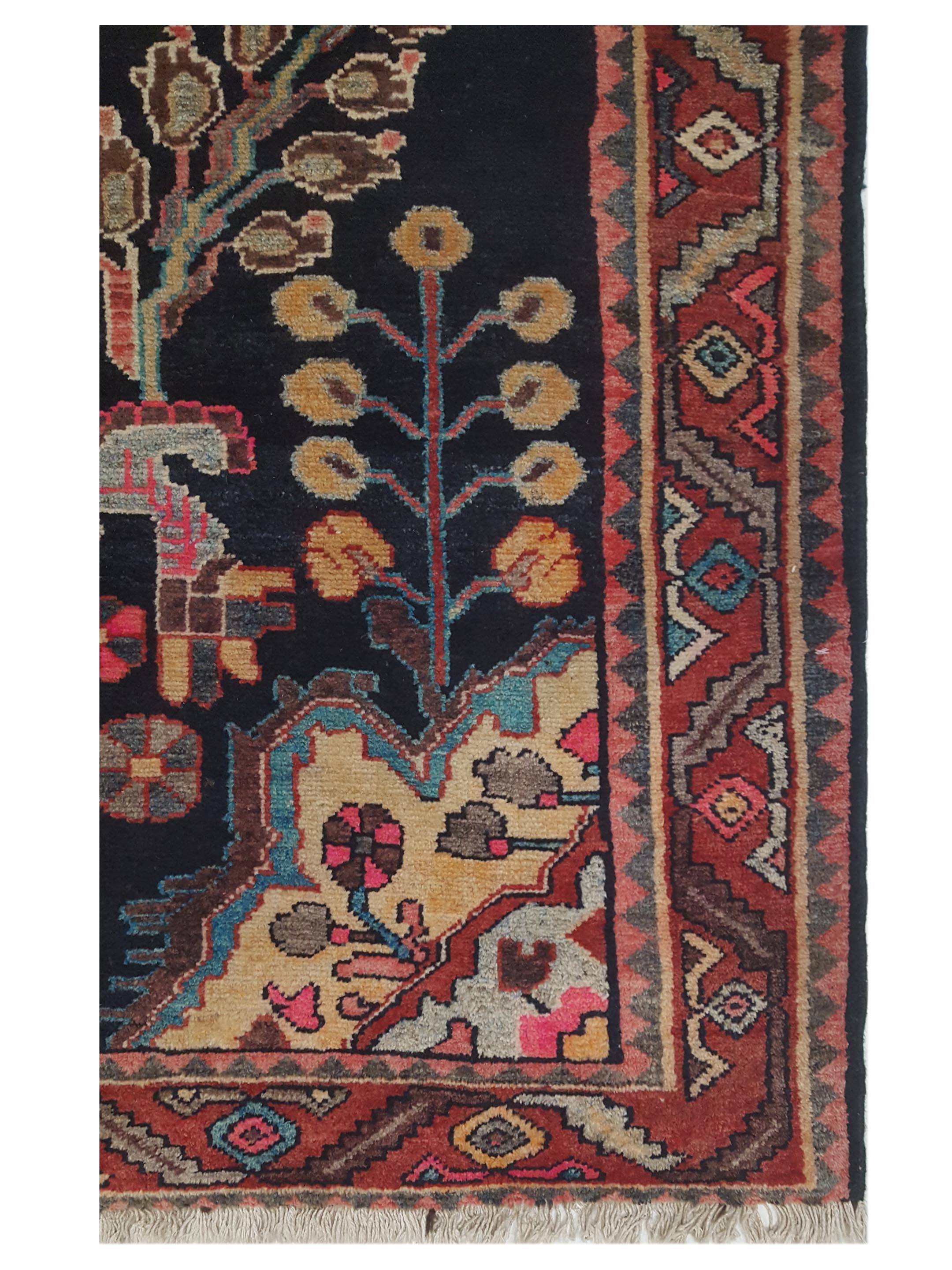 Bakhtiyari Hand Knotted Red 5x8 - Image 3 of 5