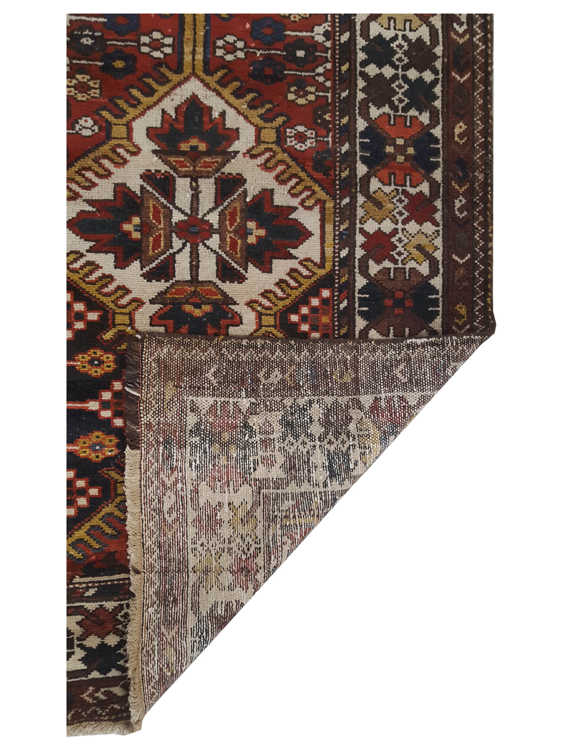 Bakhtiyari Hand Knotted Brown 3x13 - Image 3 of 3