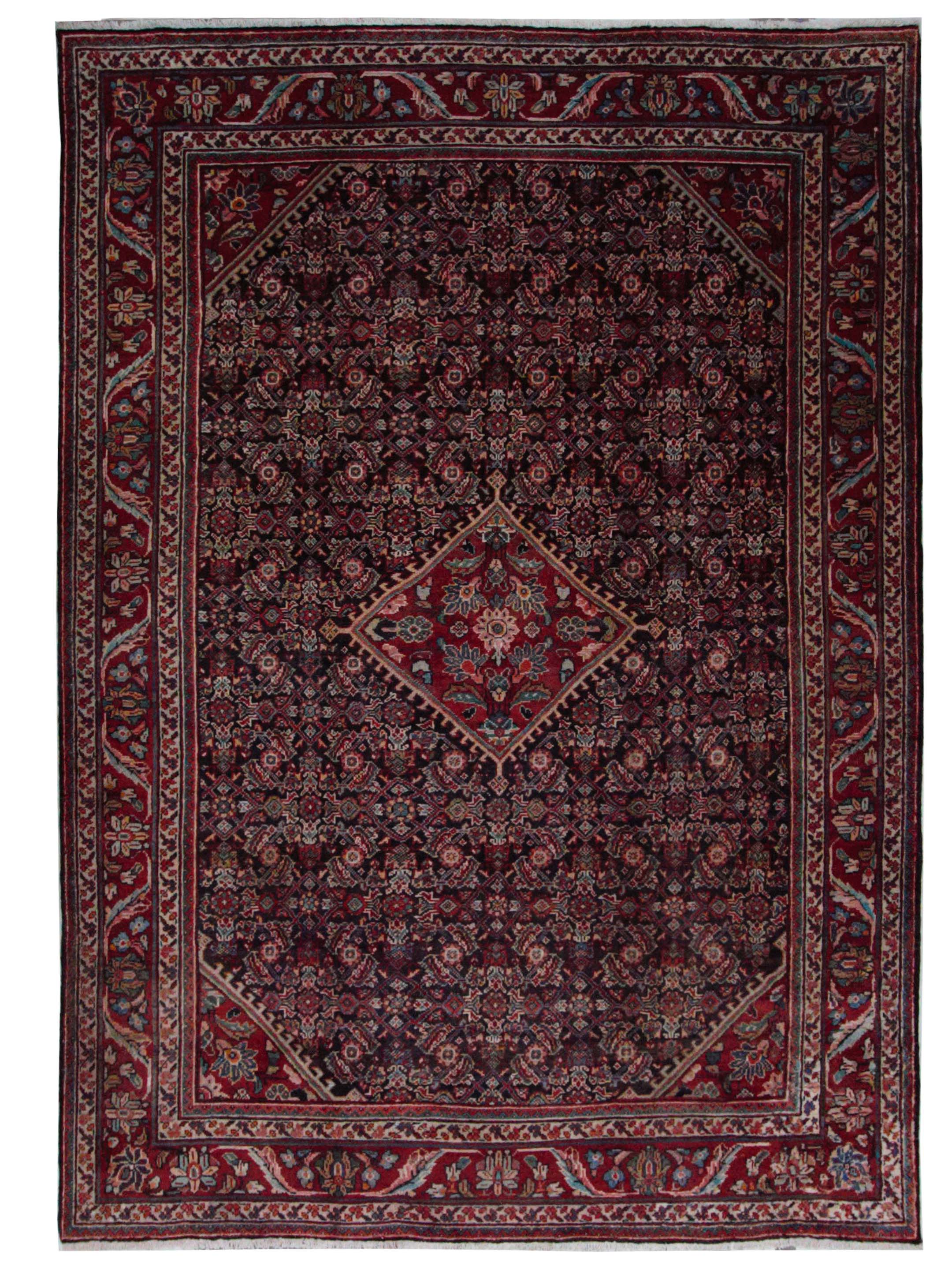 Mahal Hand Knotted Blue 9x13