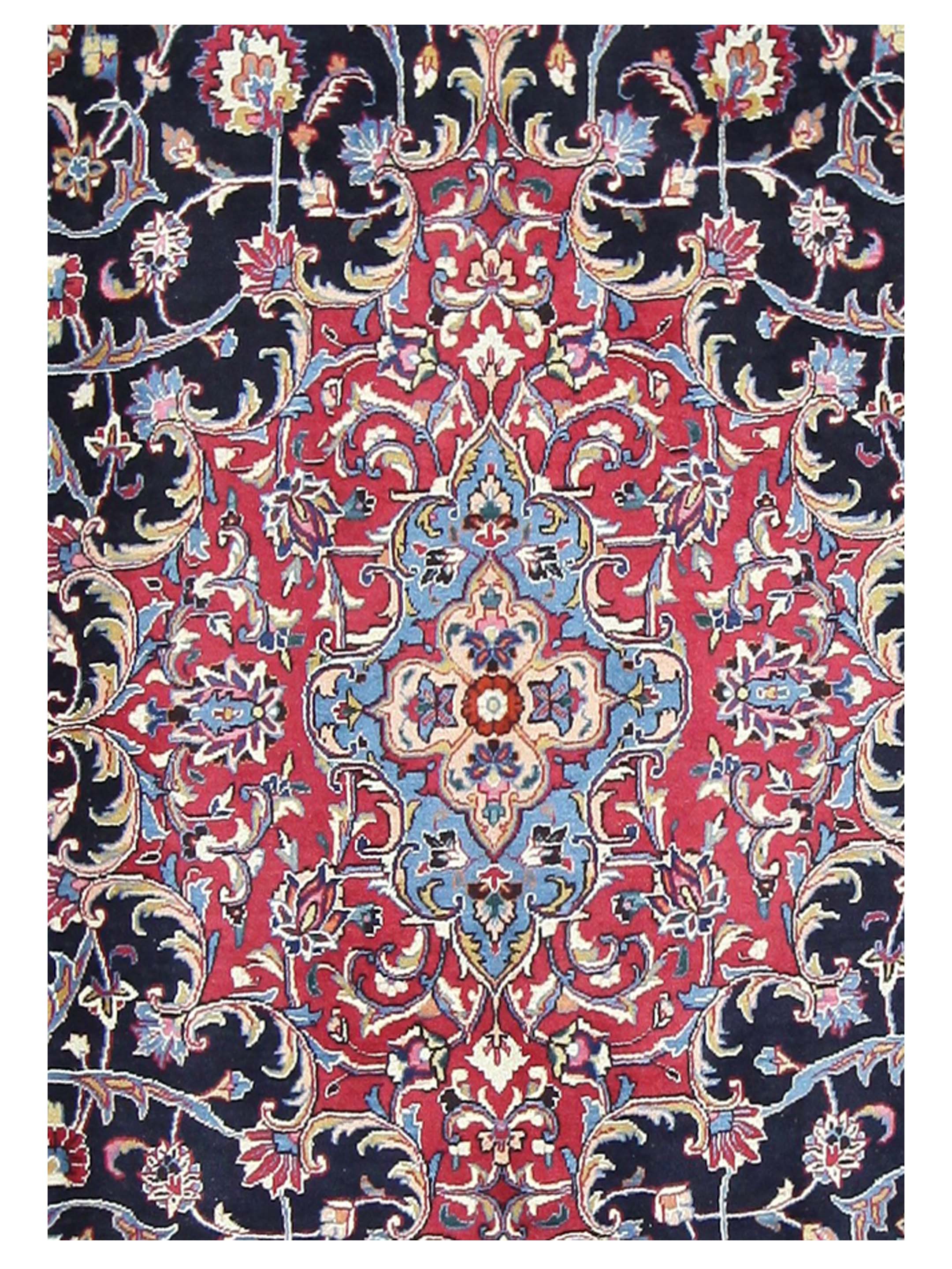 Mashad Kafie Hand Knotted Blue 10x13 - Image 4 of 5