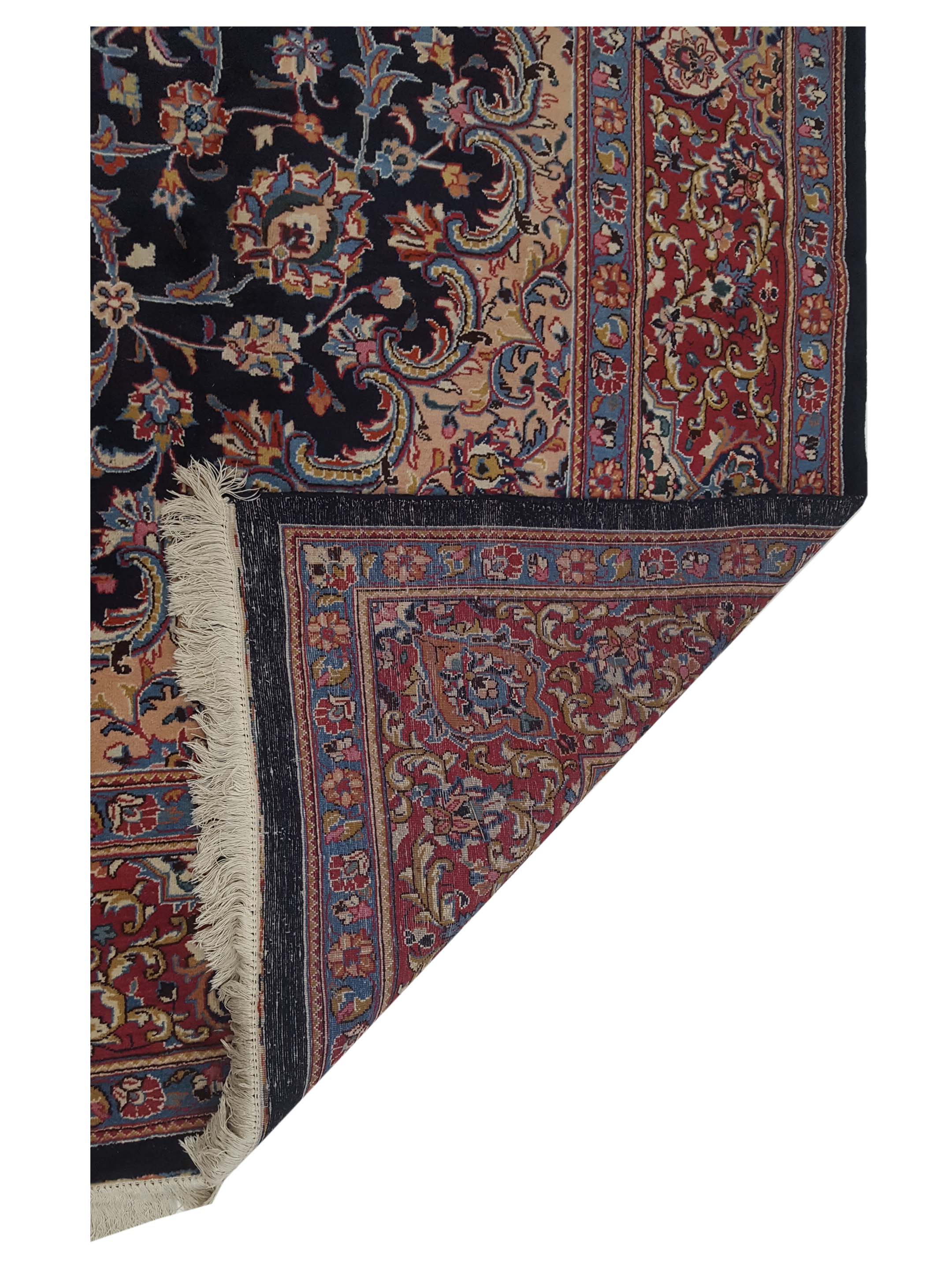 Mashad Kafie Hand Knotted Blue 10x13 - Image 5 of 5