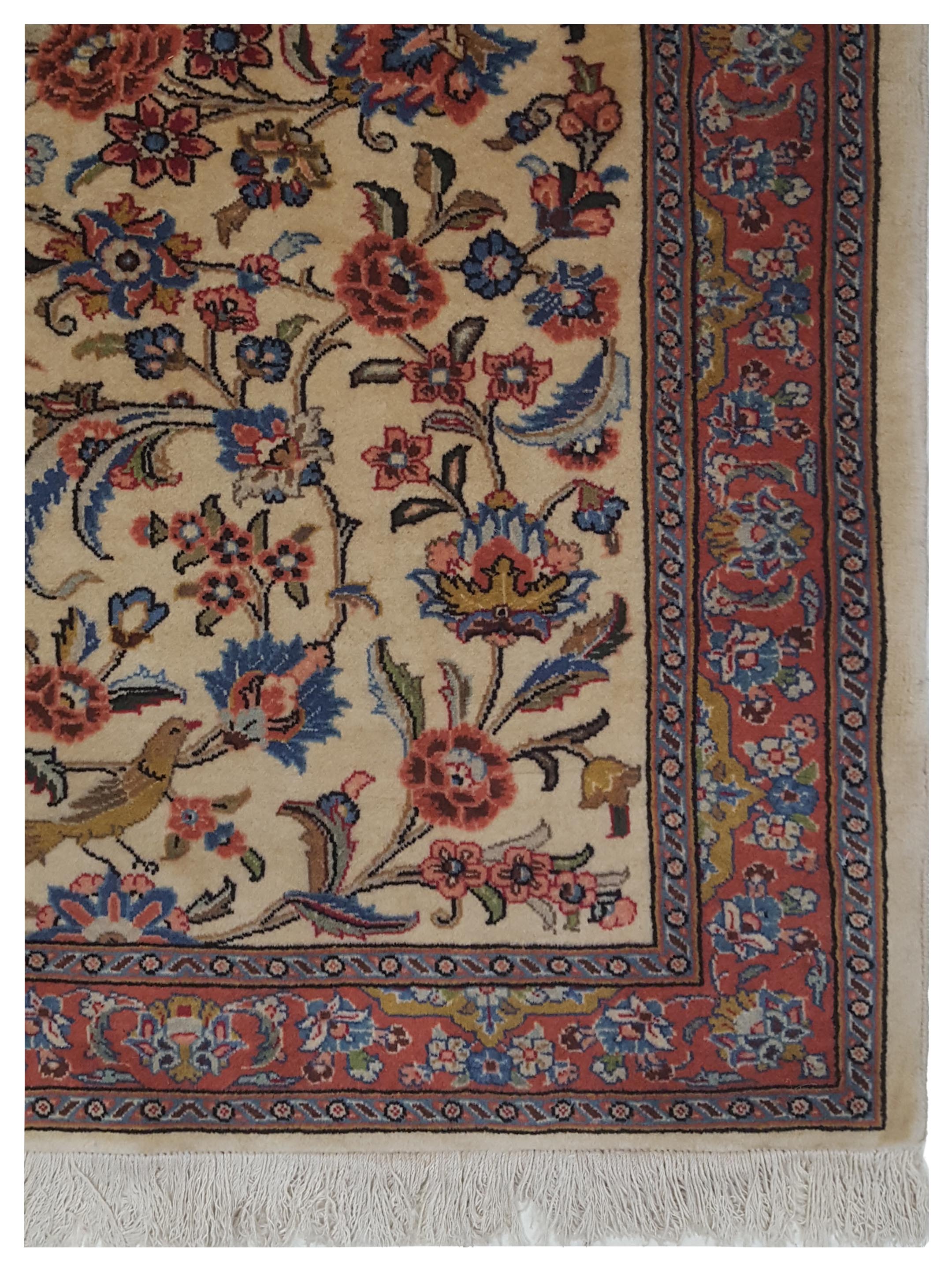 Bijar Hand Knotted Ivory 3x11 - Image 4 of 5
