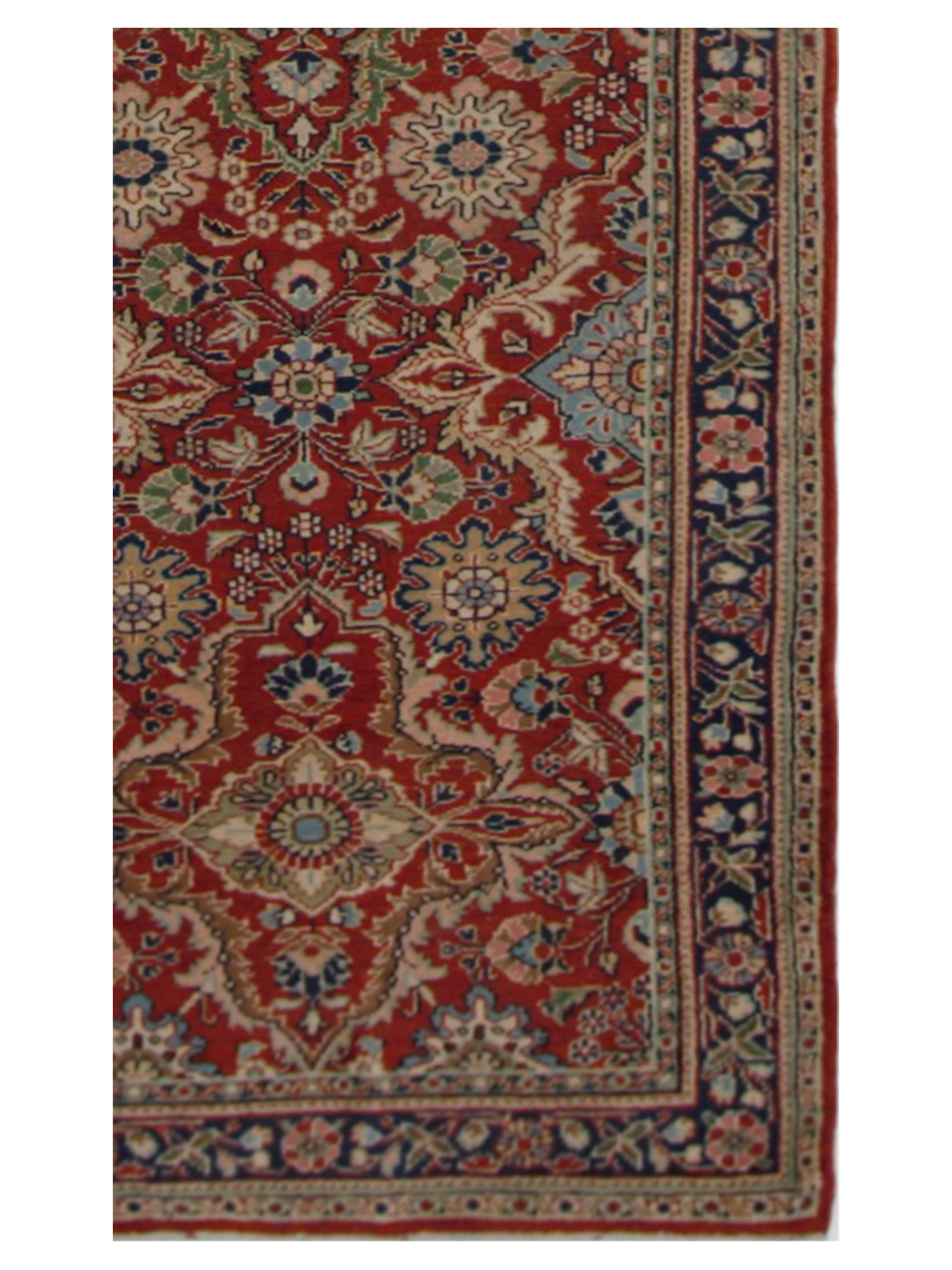 Malayer Hand Knotted Red 4x19 - Image 3 of 5
