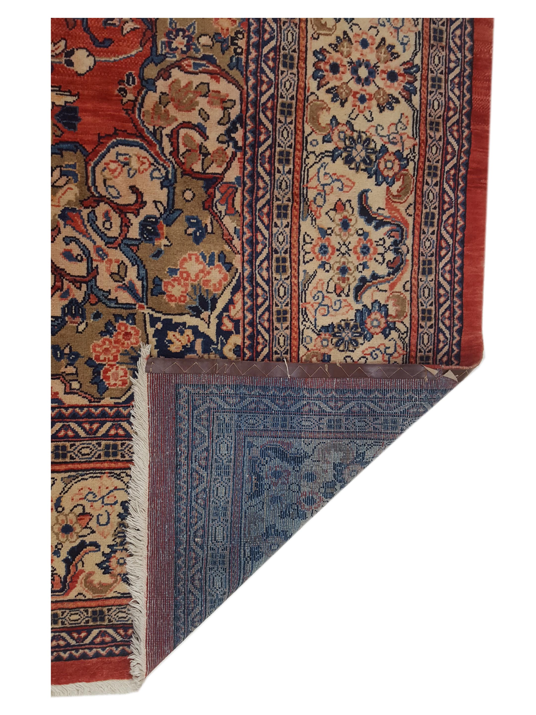 Mahal Hand Knotted Red 11x16 - Image 5 of 5