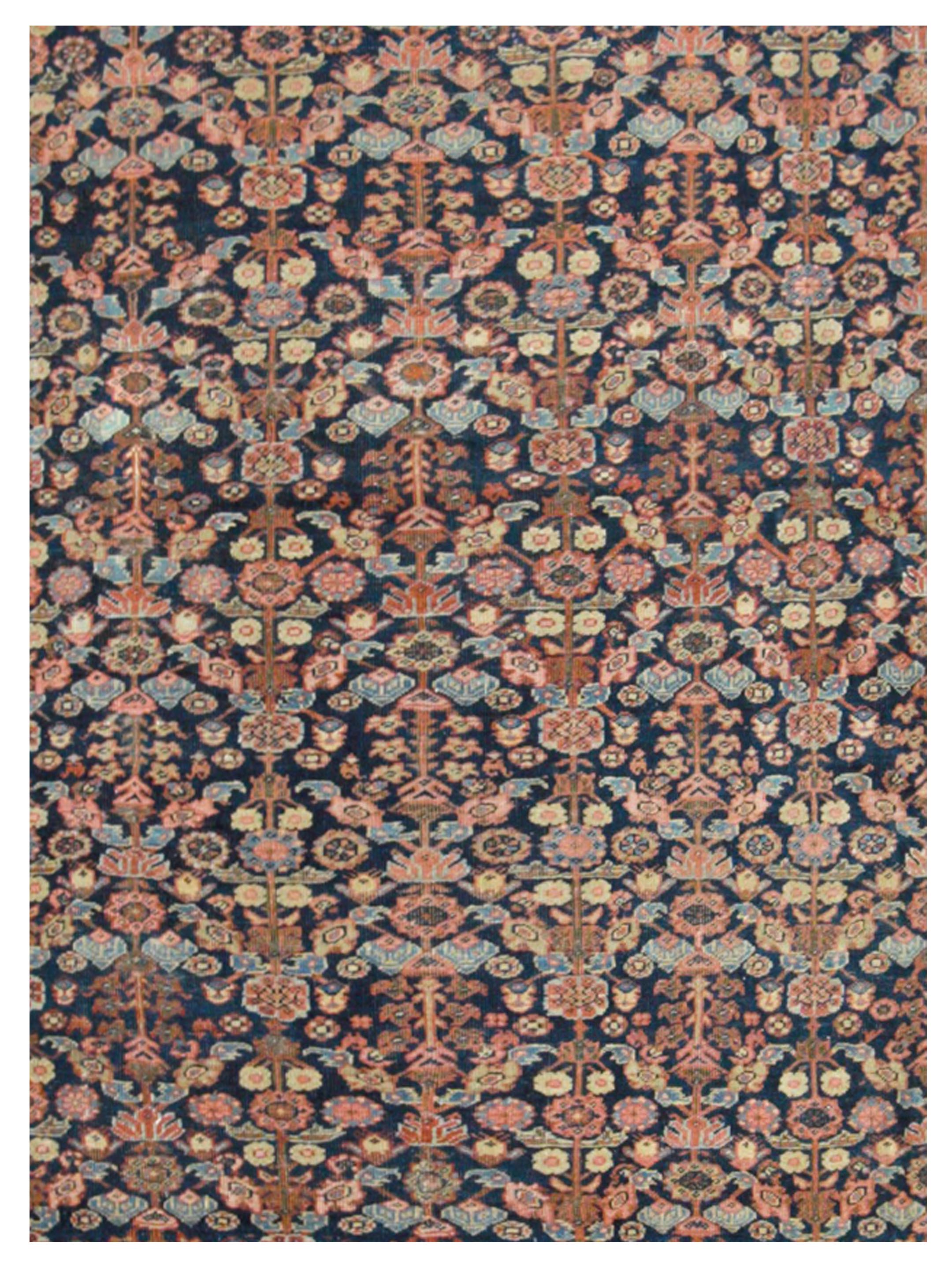 Antique Sultanabad Navy 14x17 - Image 4 of 6