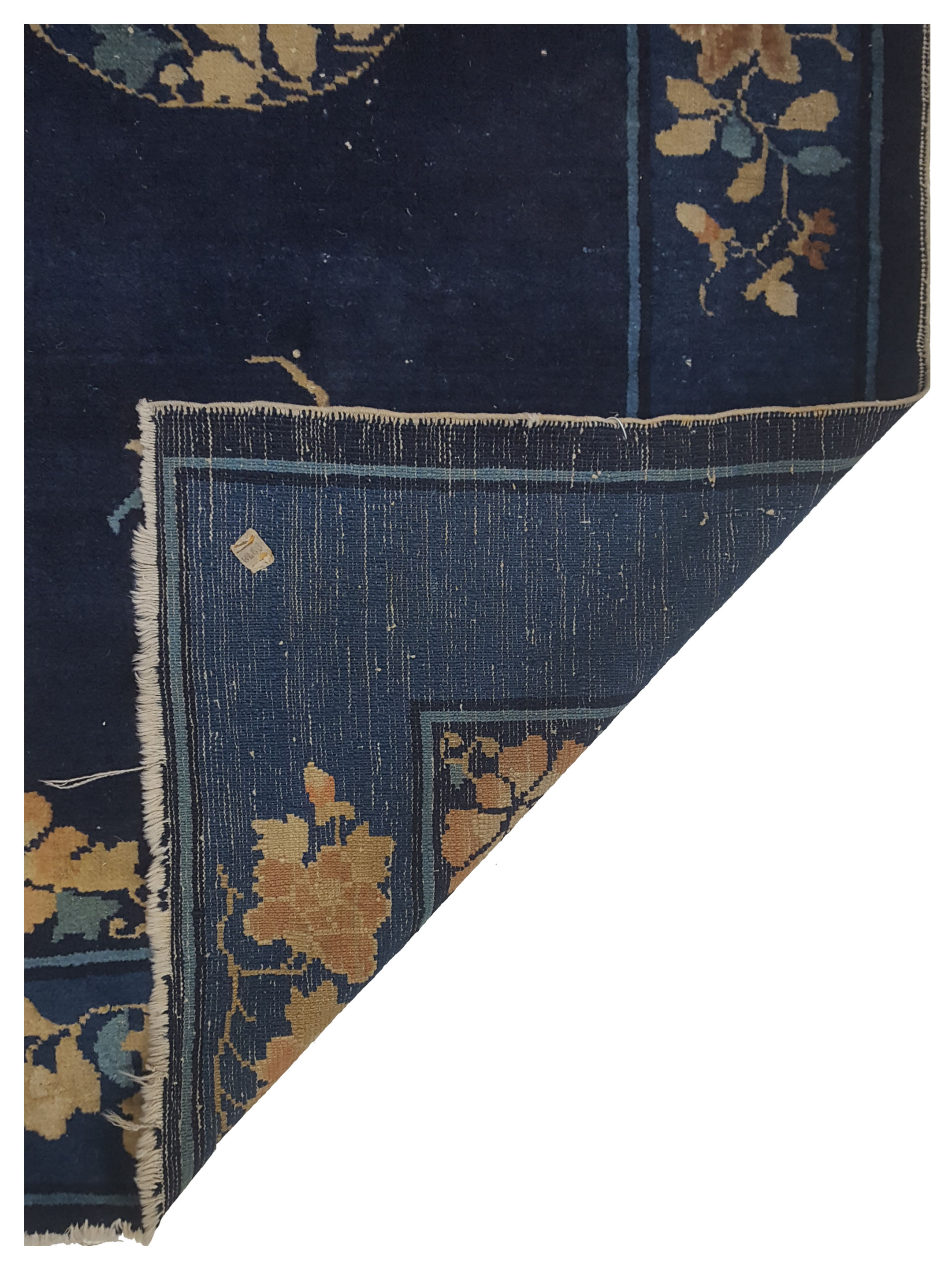 Peking Hand Knotted Navy 3x6 - Image 5 of 5
