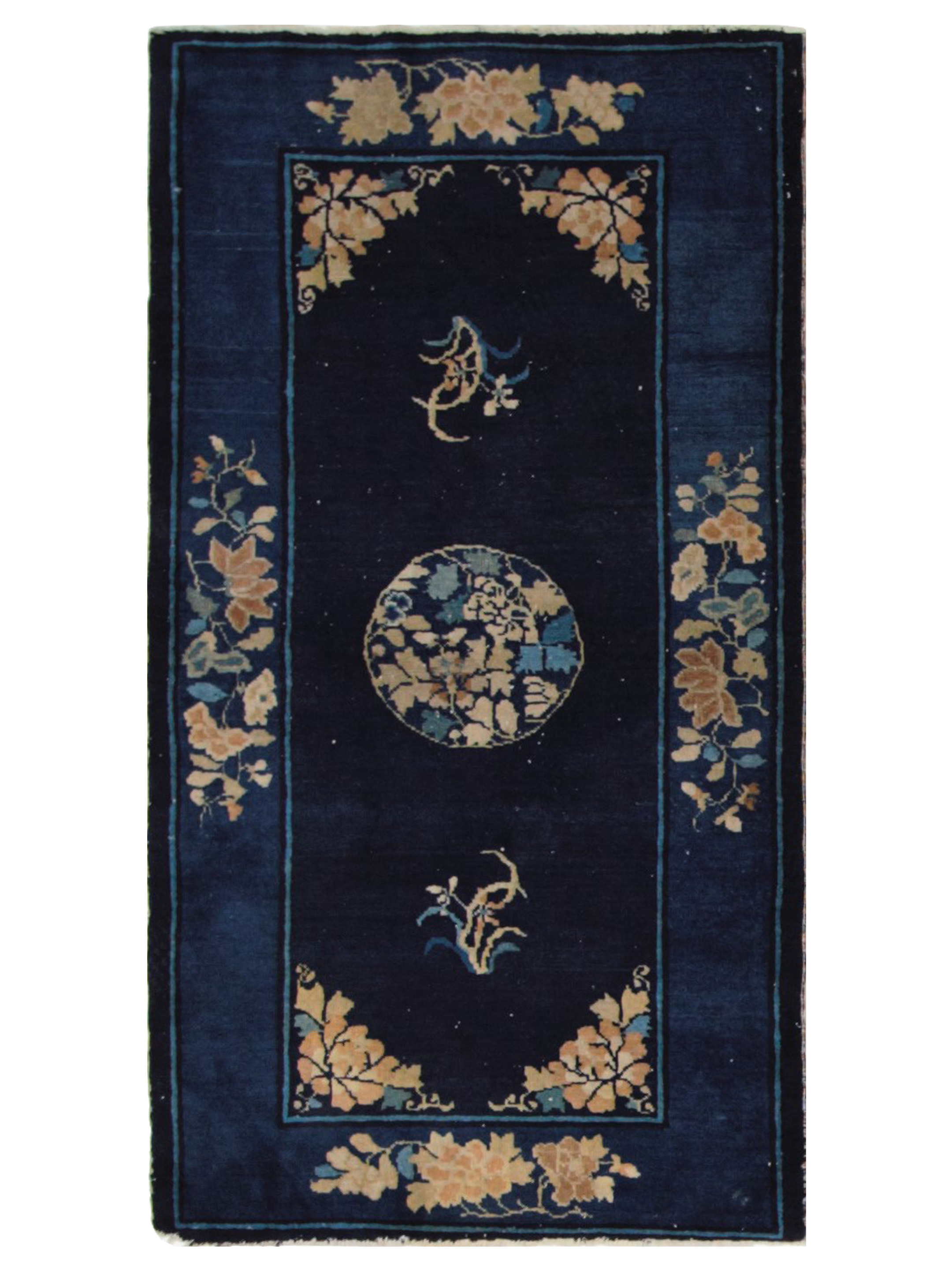 Peking Hand Knotted Navy 3x6
