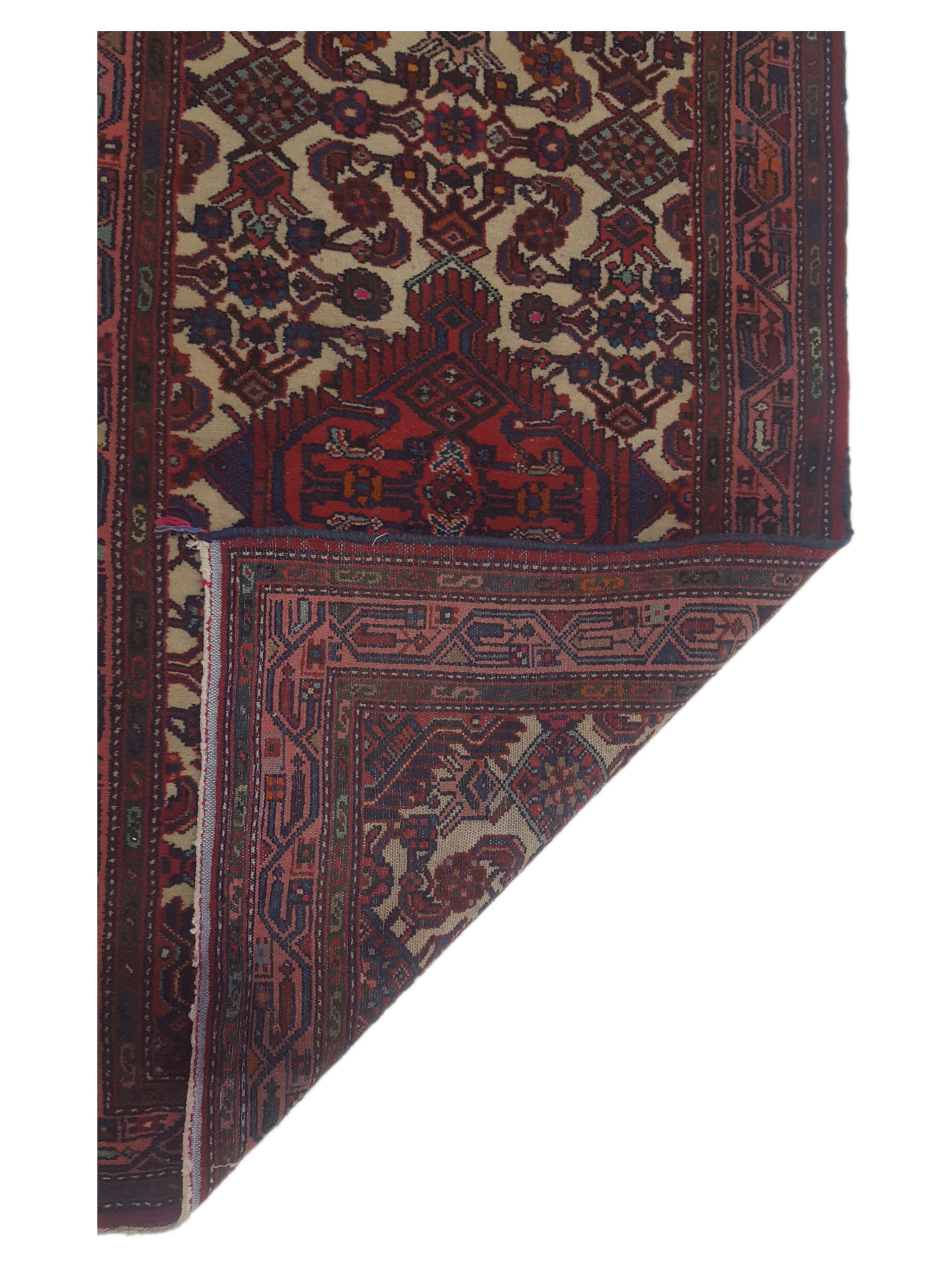 Hamadan Hand Knotted Red 3x19 - Image 5 of 5