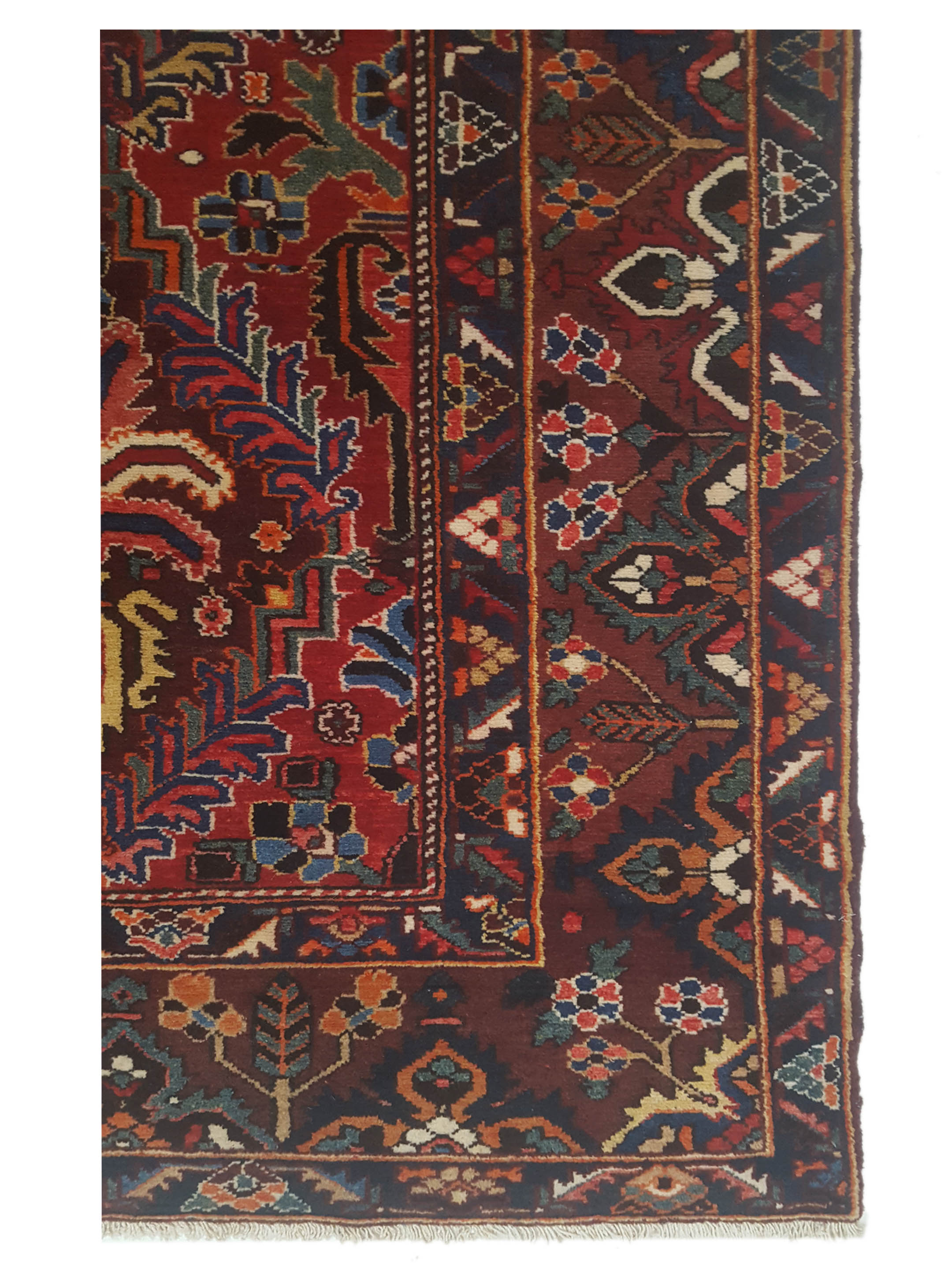 Bakhtiyari Hand Knotted Red 11x12 - Image 3 of 5