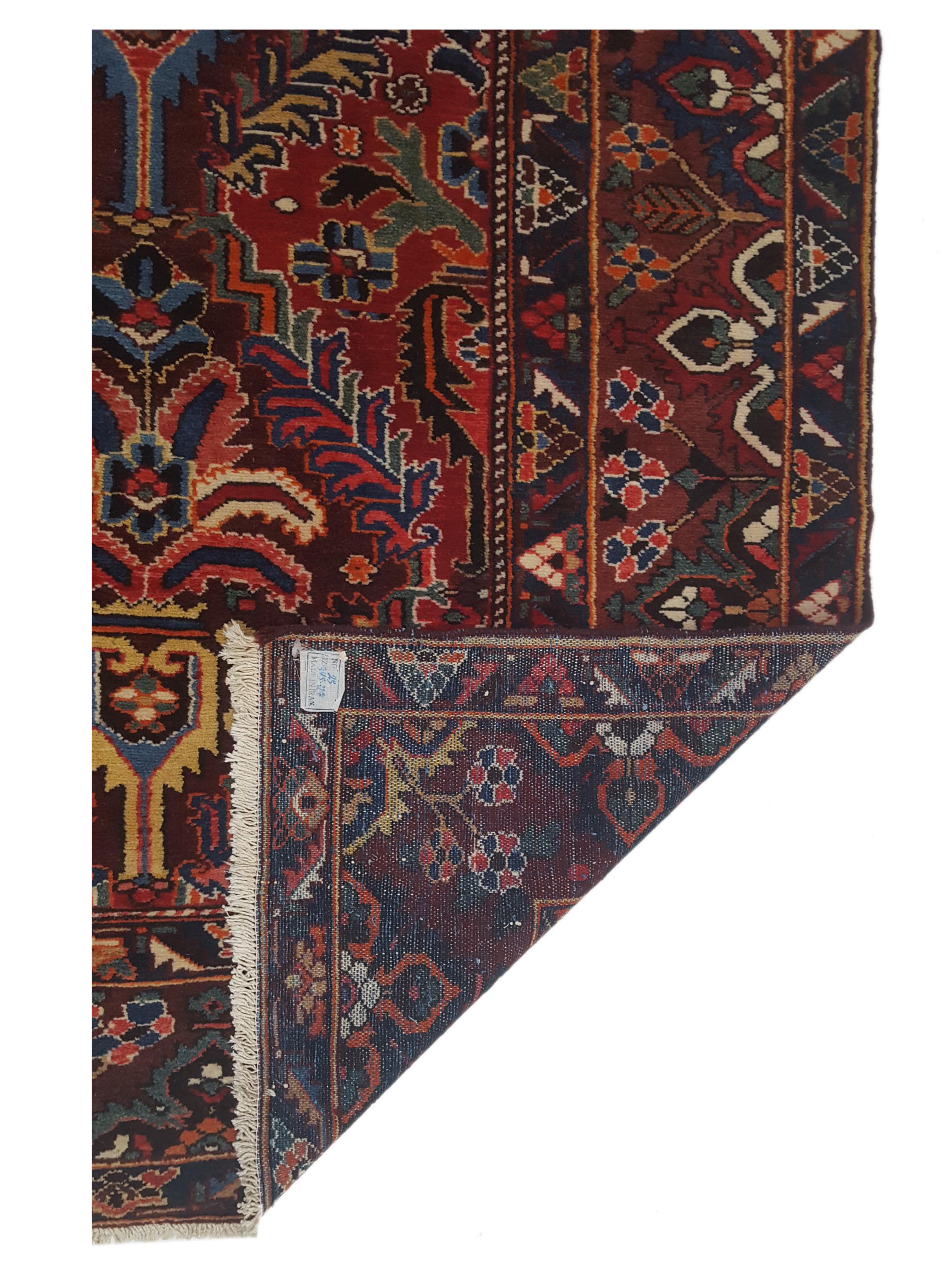 Bakhtiyari Hand Knotted Red 11x12 - Image 5 of 5