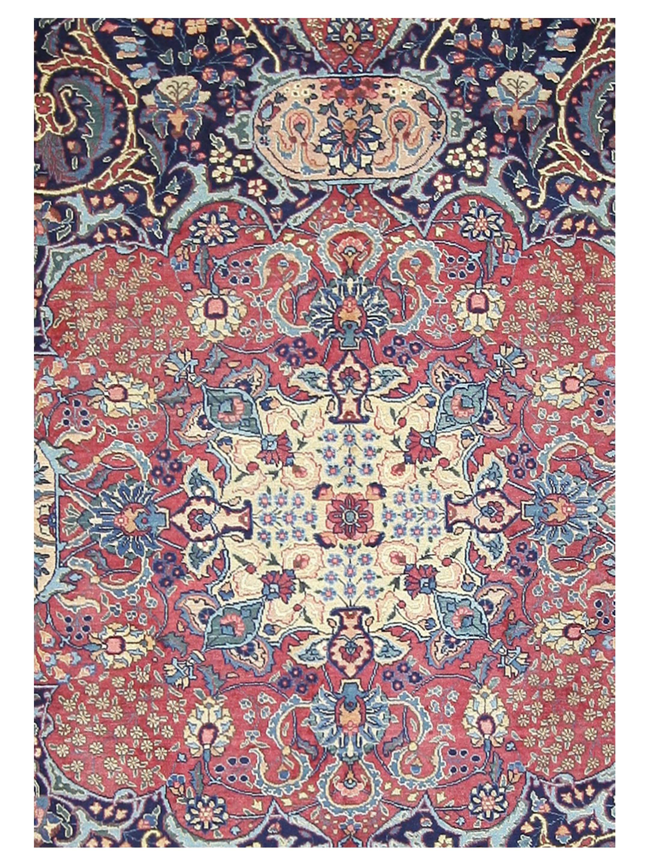 Khoy Hand Knotted Red 11x14 - Image 4 of 5