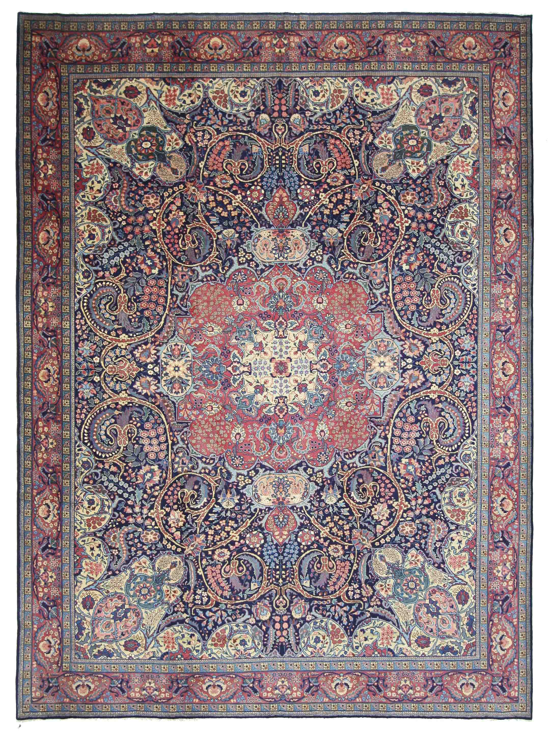 Khoy Hand Knotted Red 11x14