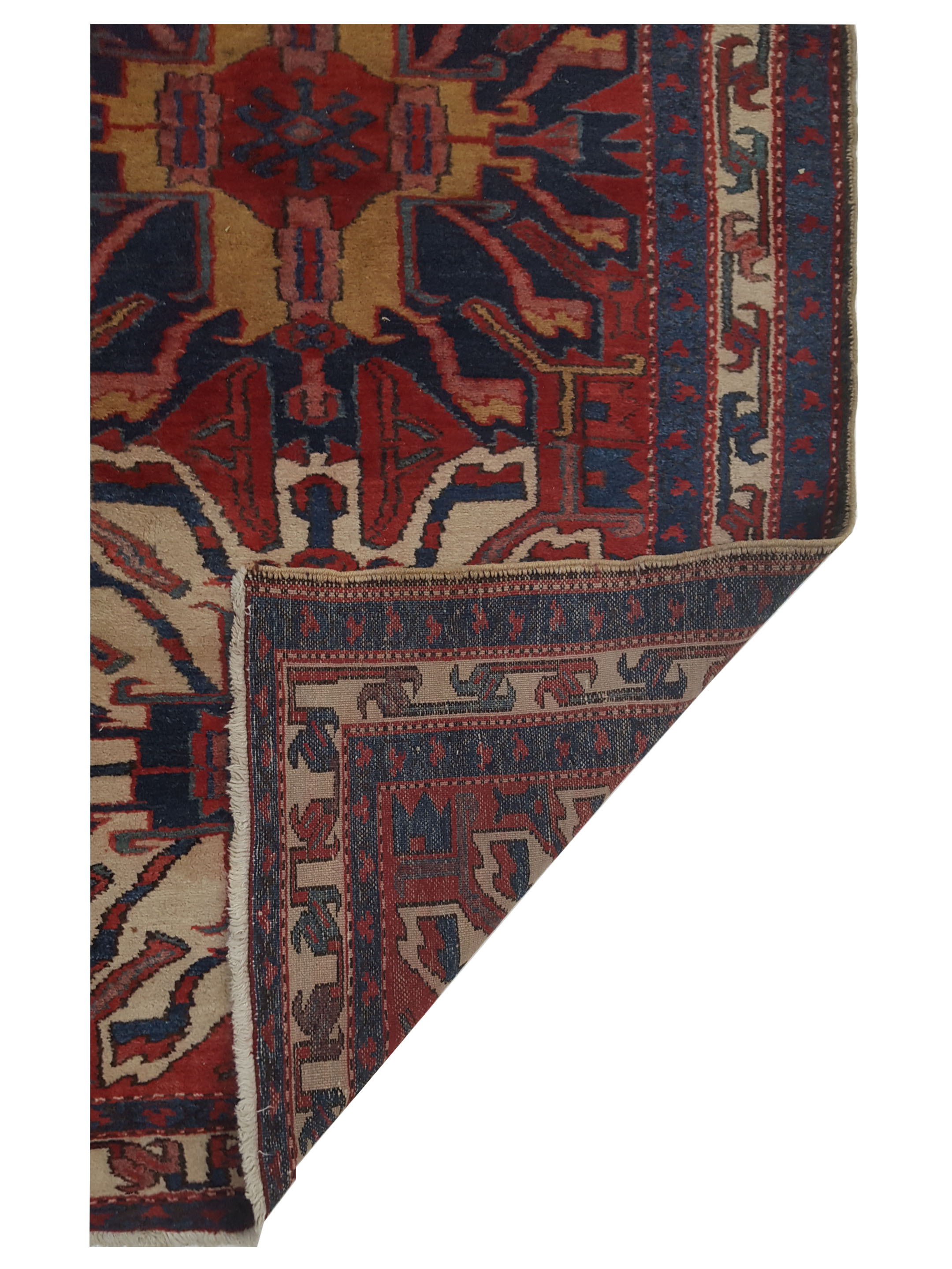Karajah Hand Knotted Navy 4x11 - Image 5 of 5