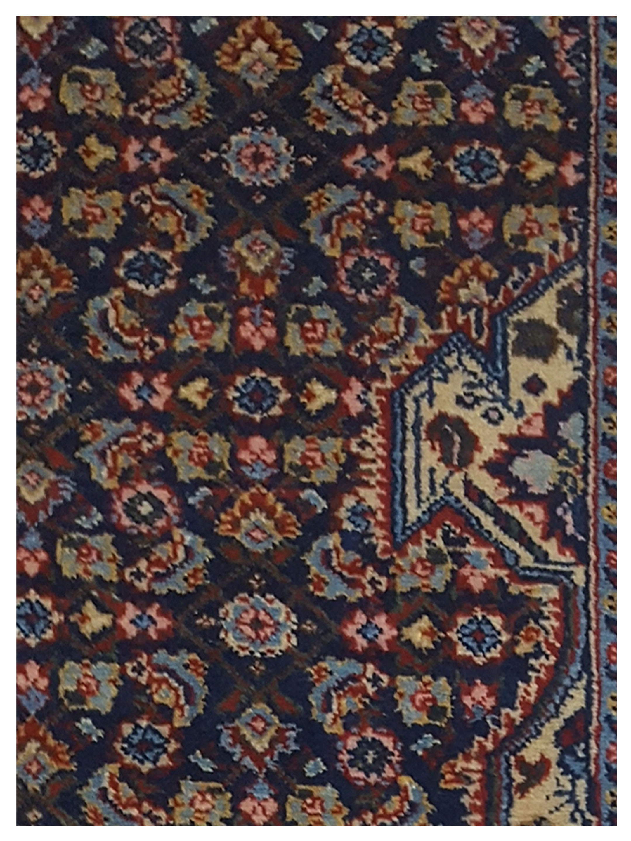 Senneh Hand Knotted Navy 8x10 - Image 3 of 5