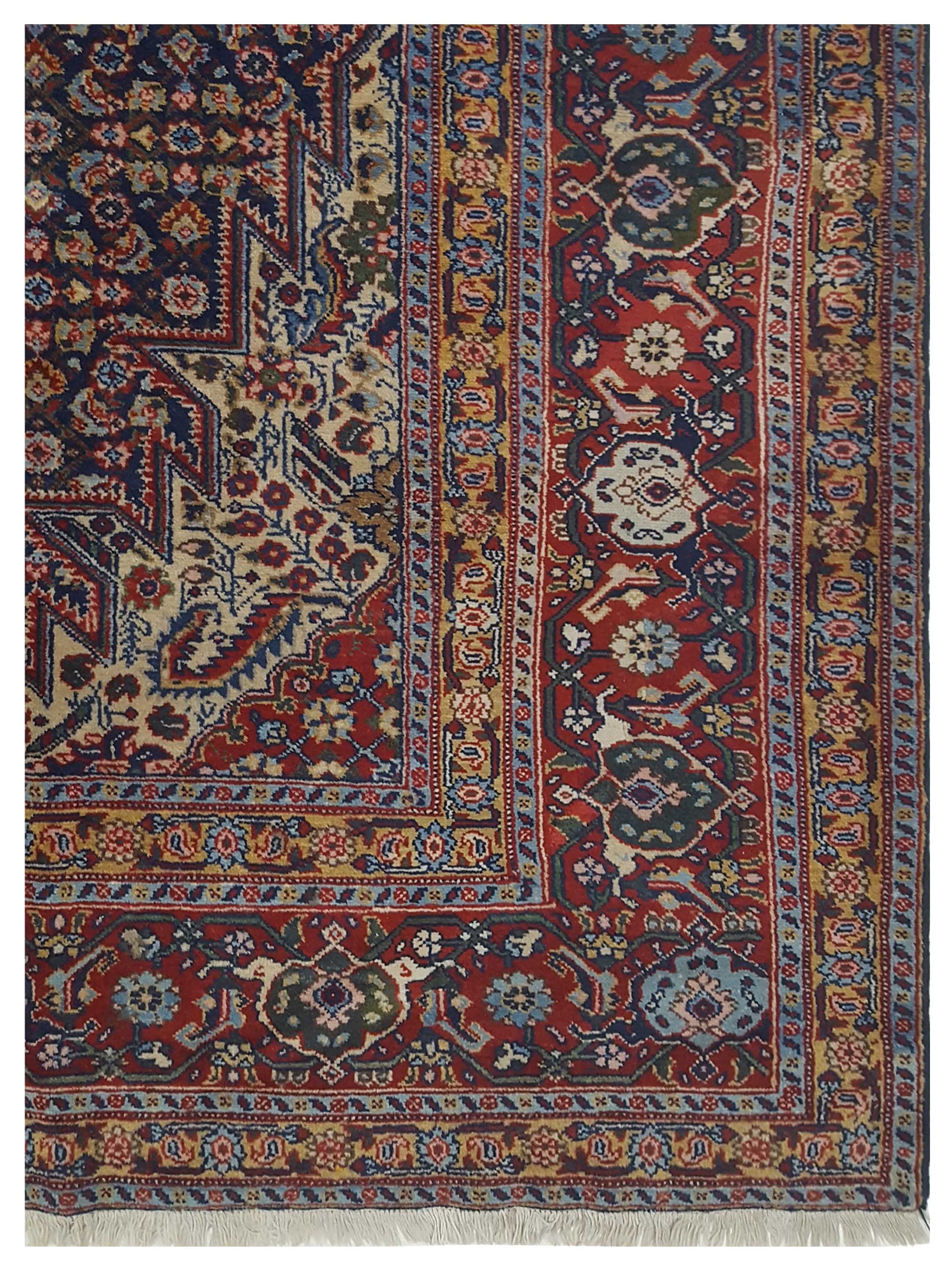 Senneh Hand Knotted Navy 8x10 - Image 4 of 5
