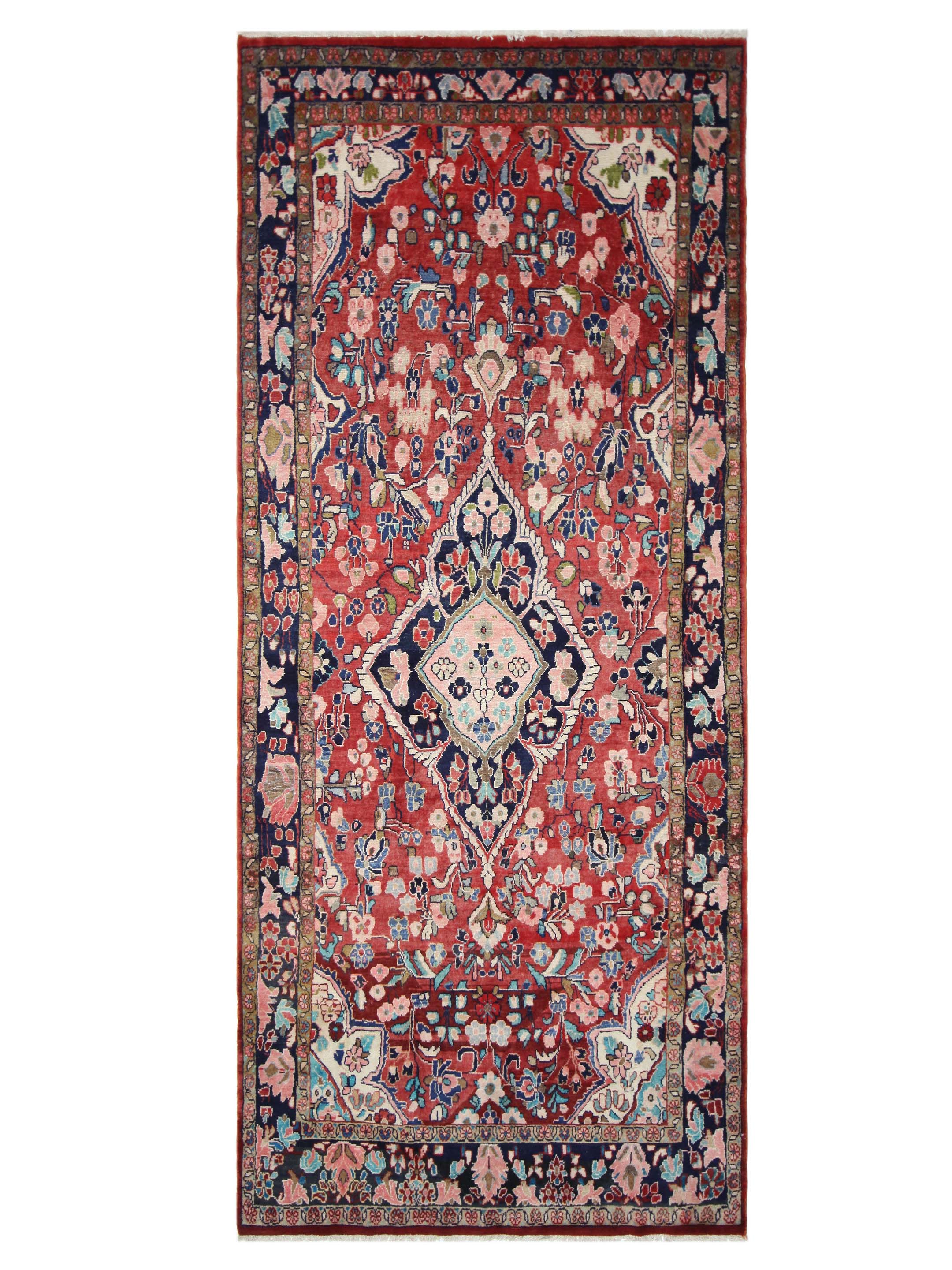 Mahal Hand Knotted Red 5x13