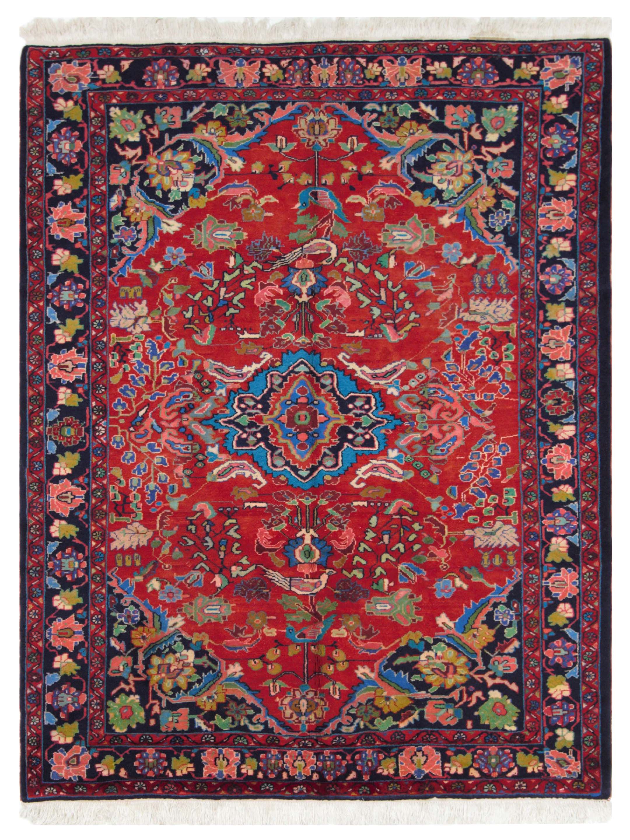 Bakhtiyari Hand Knotted Navy 6x9