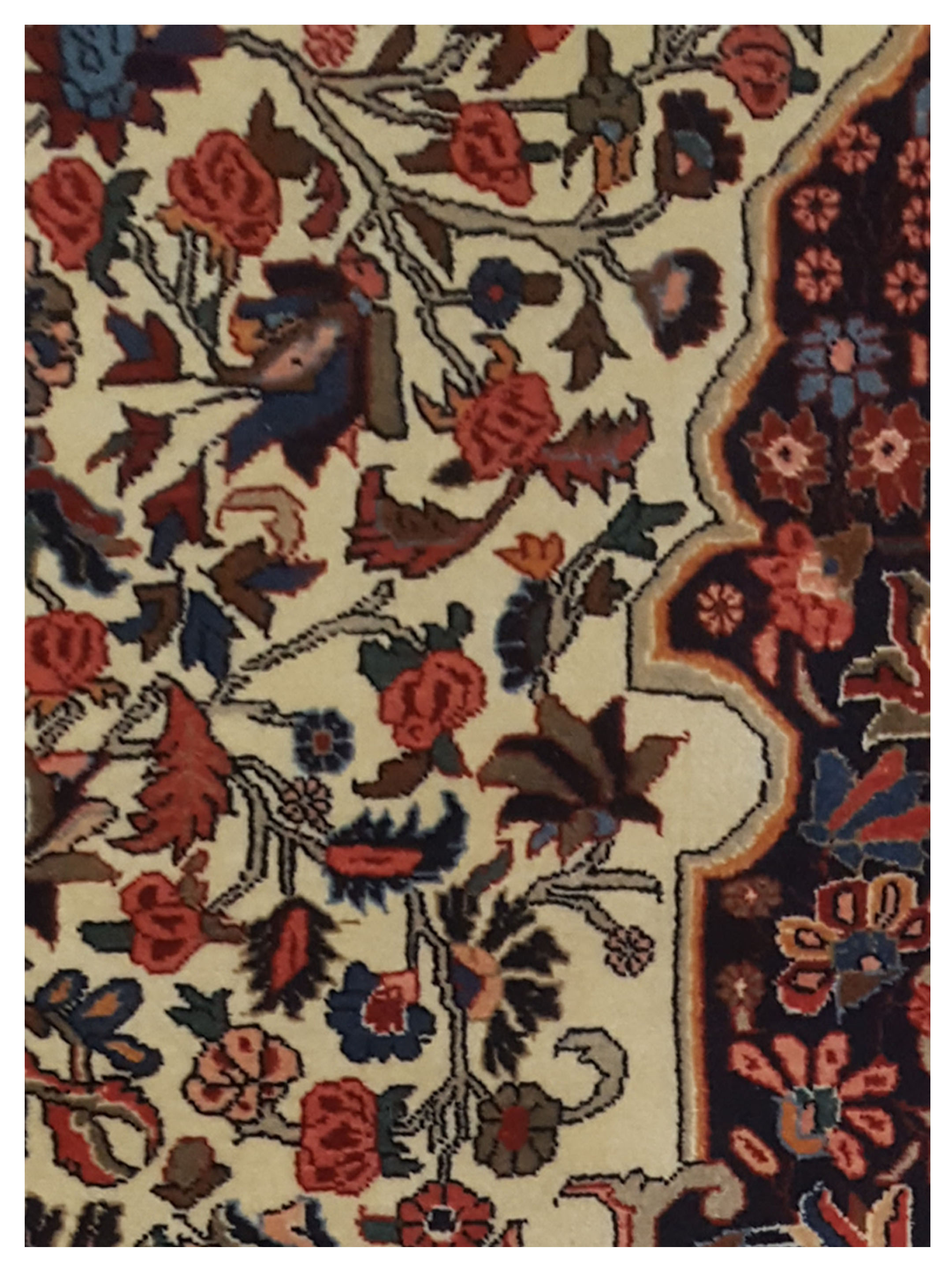Bijar Hand Knotted Red 8x10 - Image 3 of 5