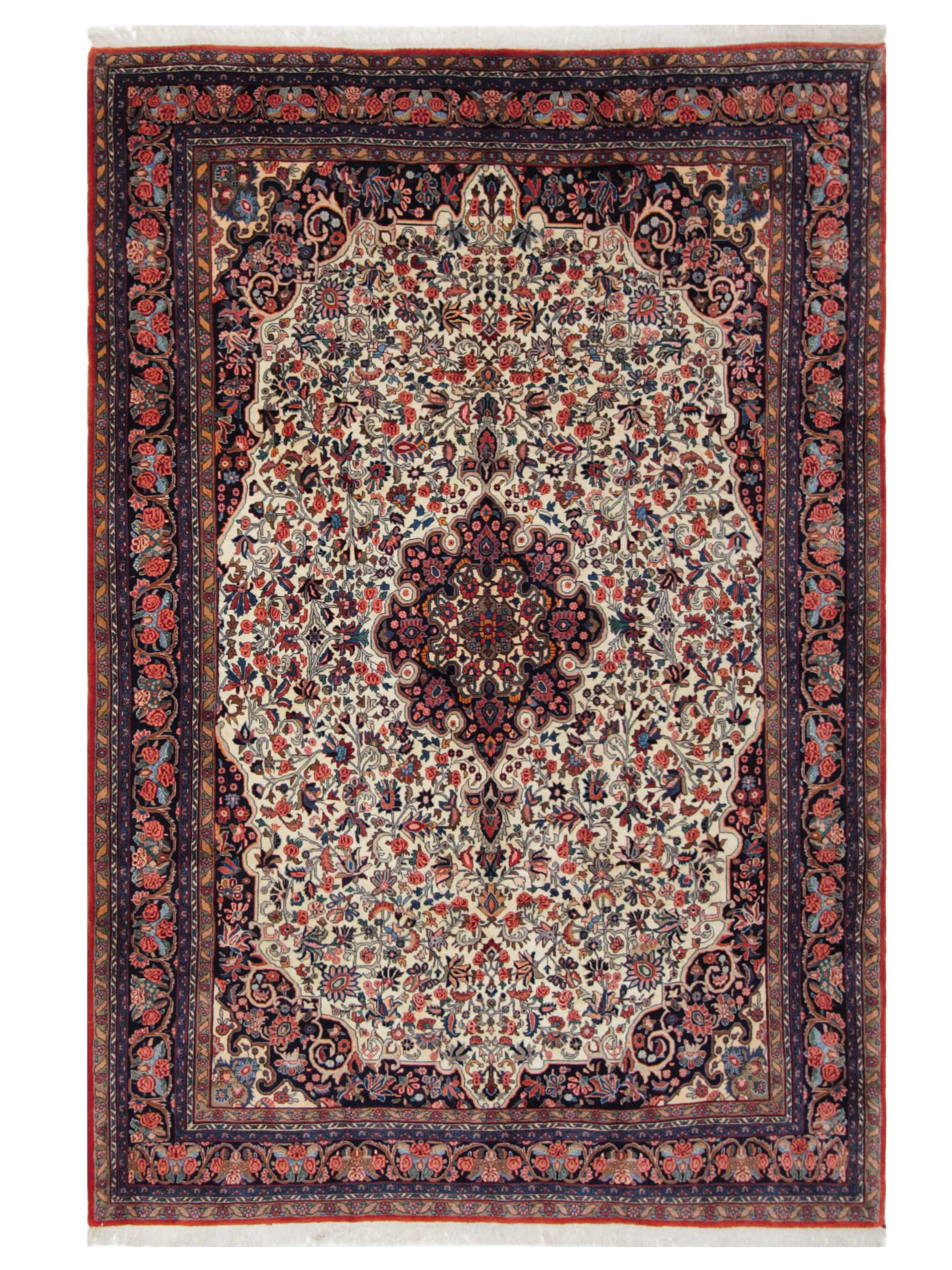 Bijar Hand Knotted Red 8x10