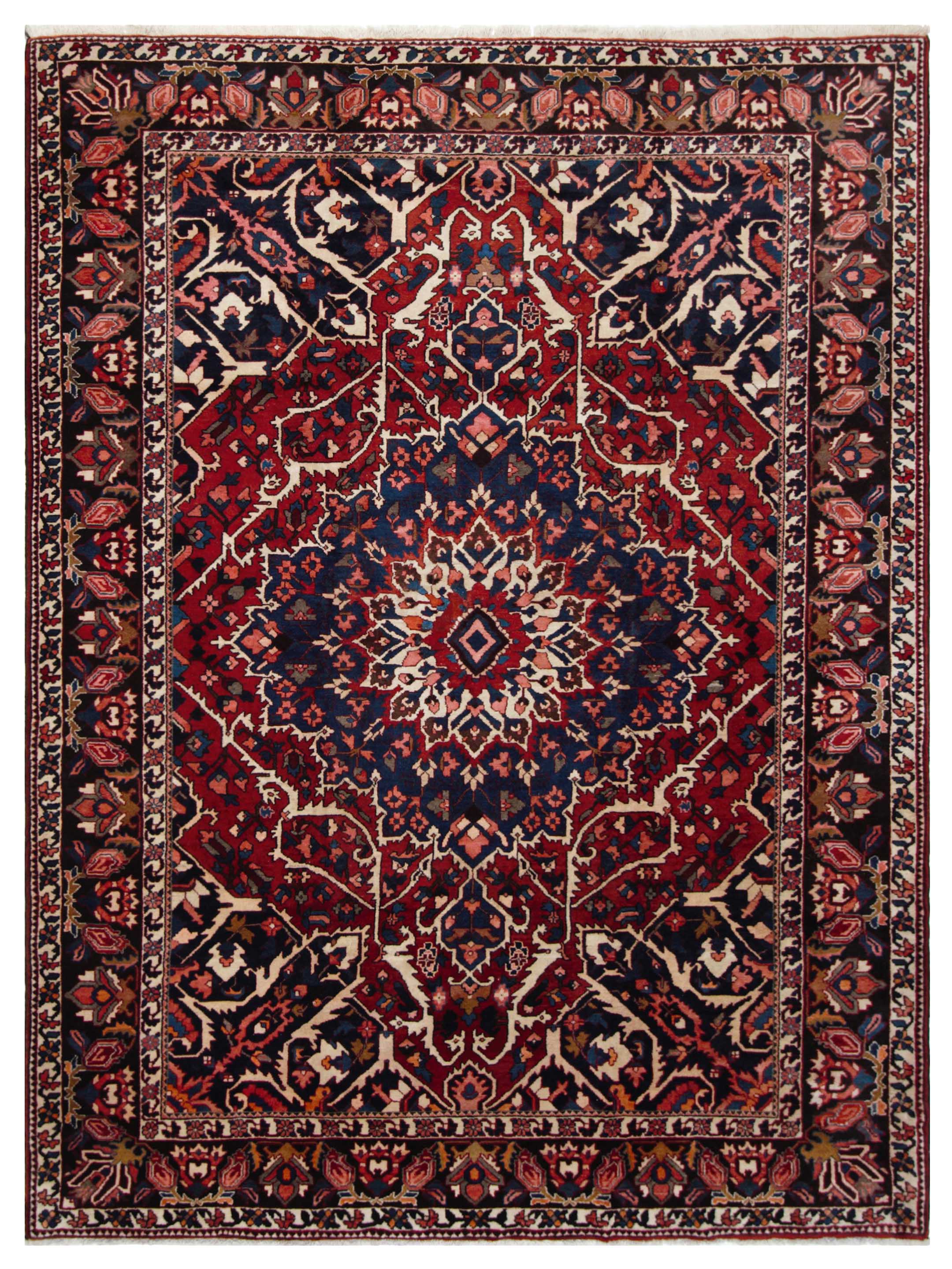 Bakhtiyari Hand Knotted Red 9x12