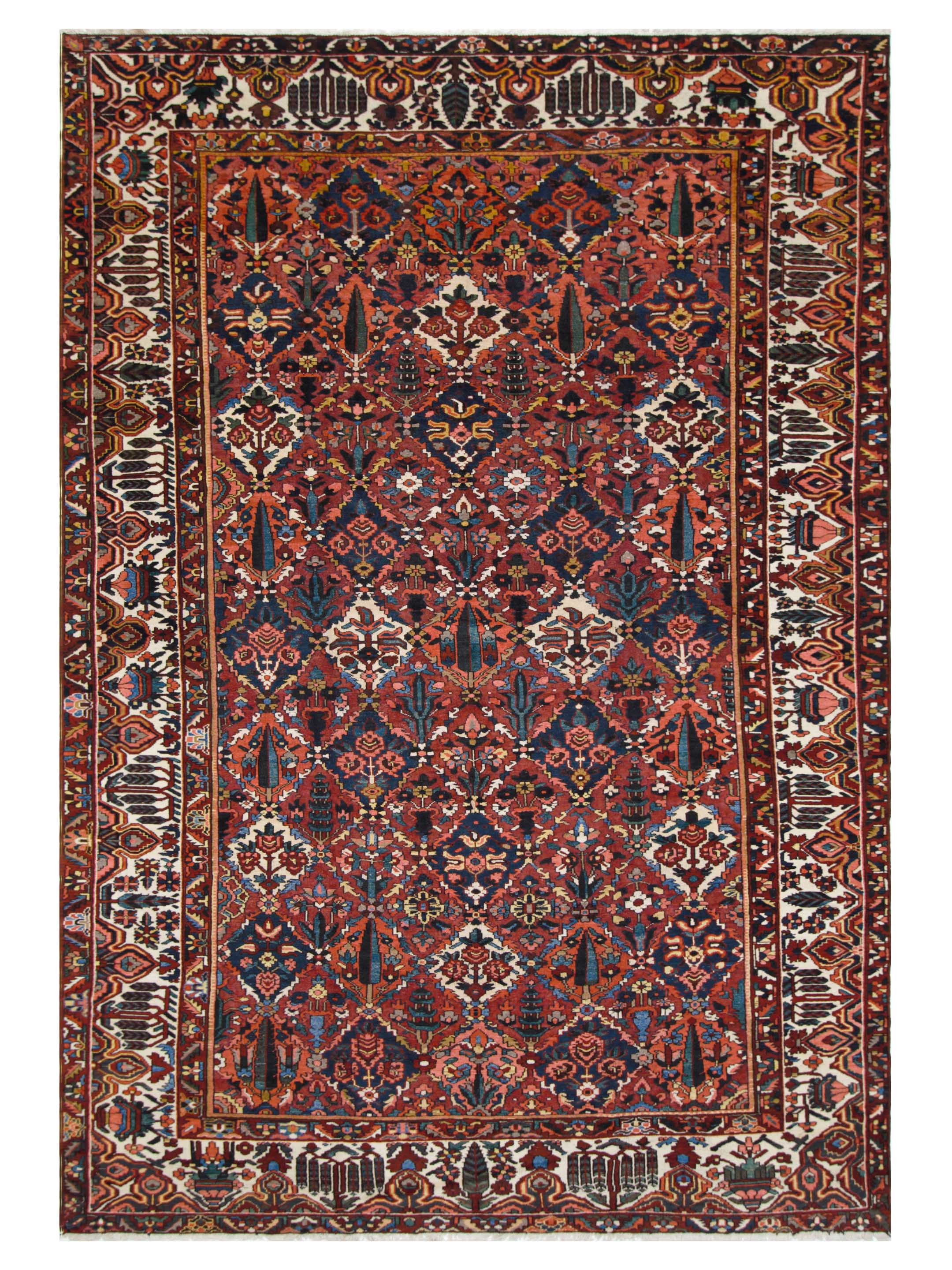 Bakhtiyari Hand Knotted Blue 10x17