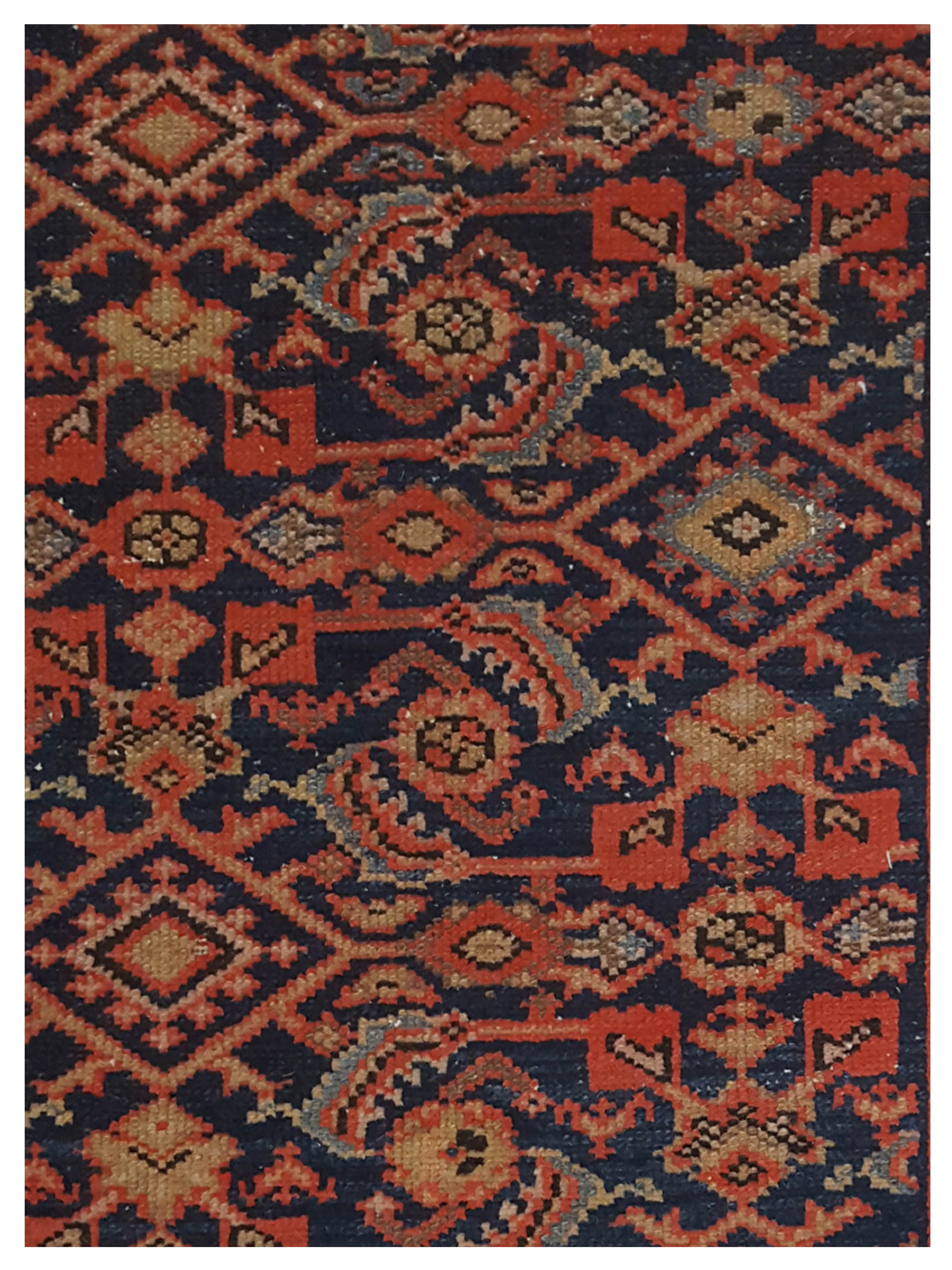 Malayer Hand Knotted Rust 3x15 - Image 3 of 5