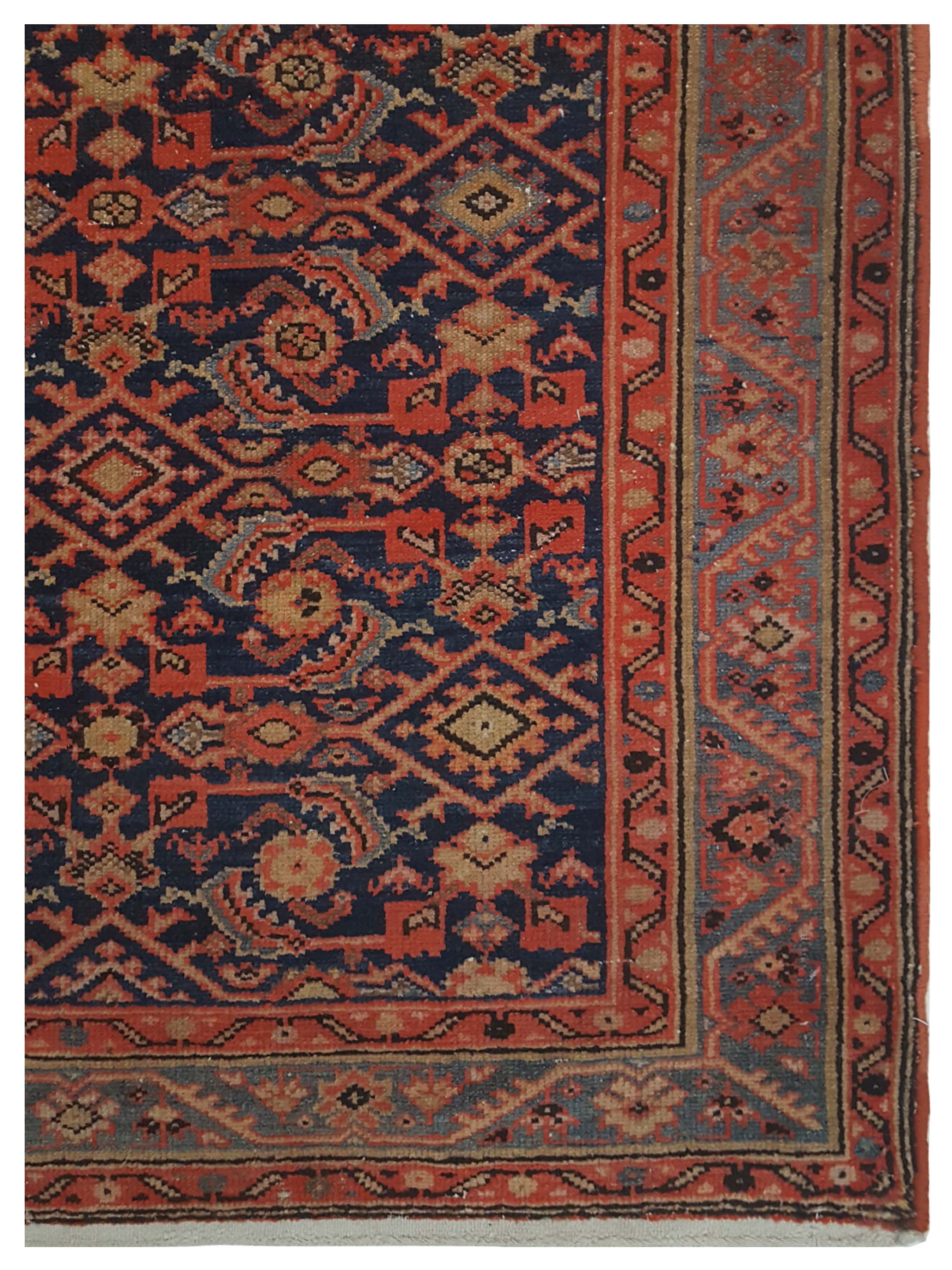 Malayer Hand Knotted Rust 3x15 - Image 4 of 5
