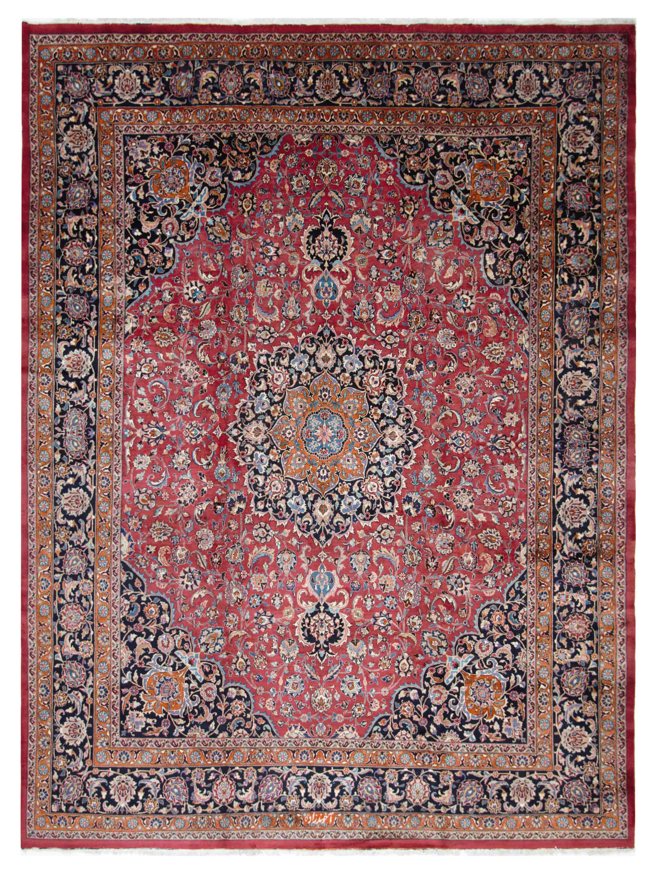 Mashad Semi Antique Red 13x16