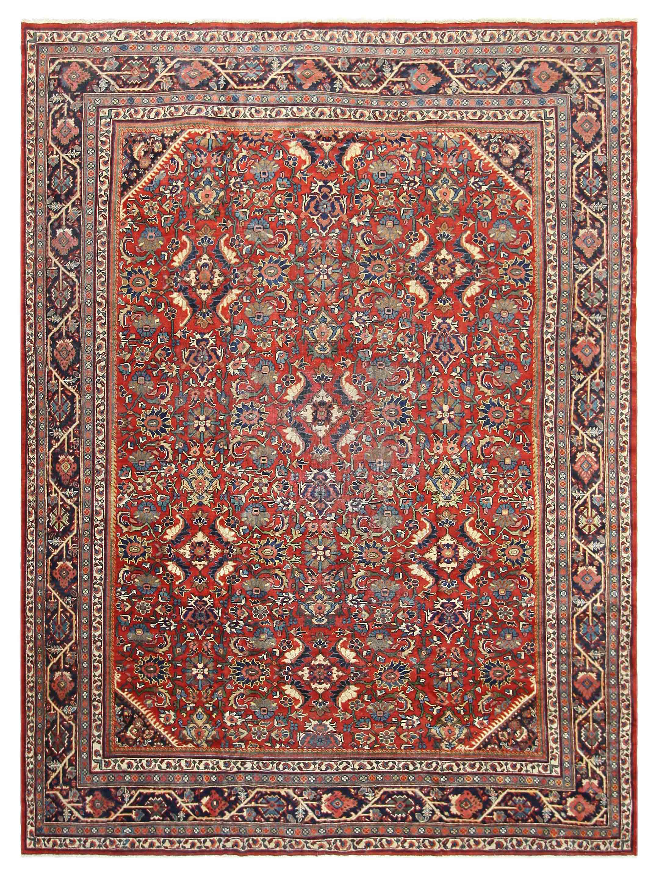 Mahal Hand Knotted Red 12x14