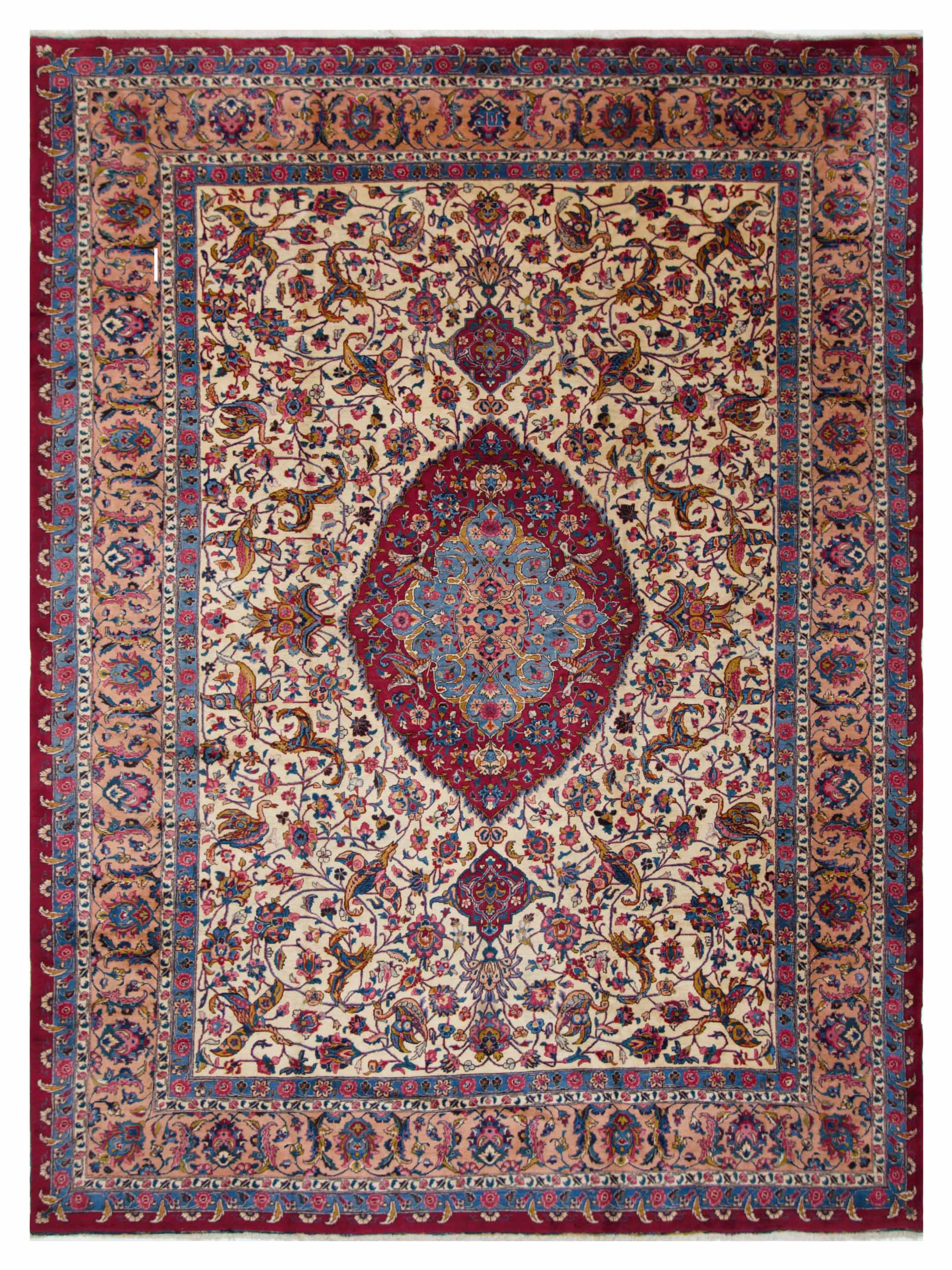 Mashad Semi Antique Red 12x16