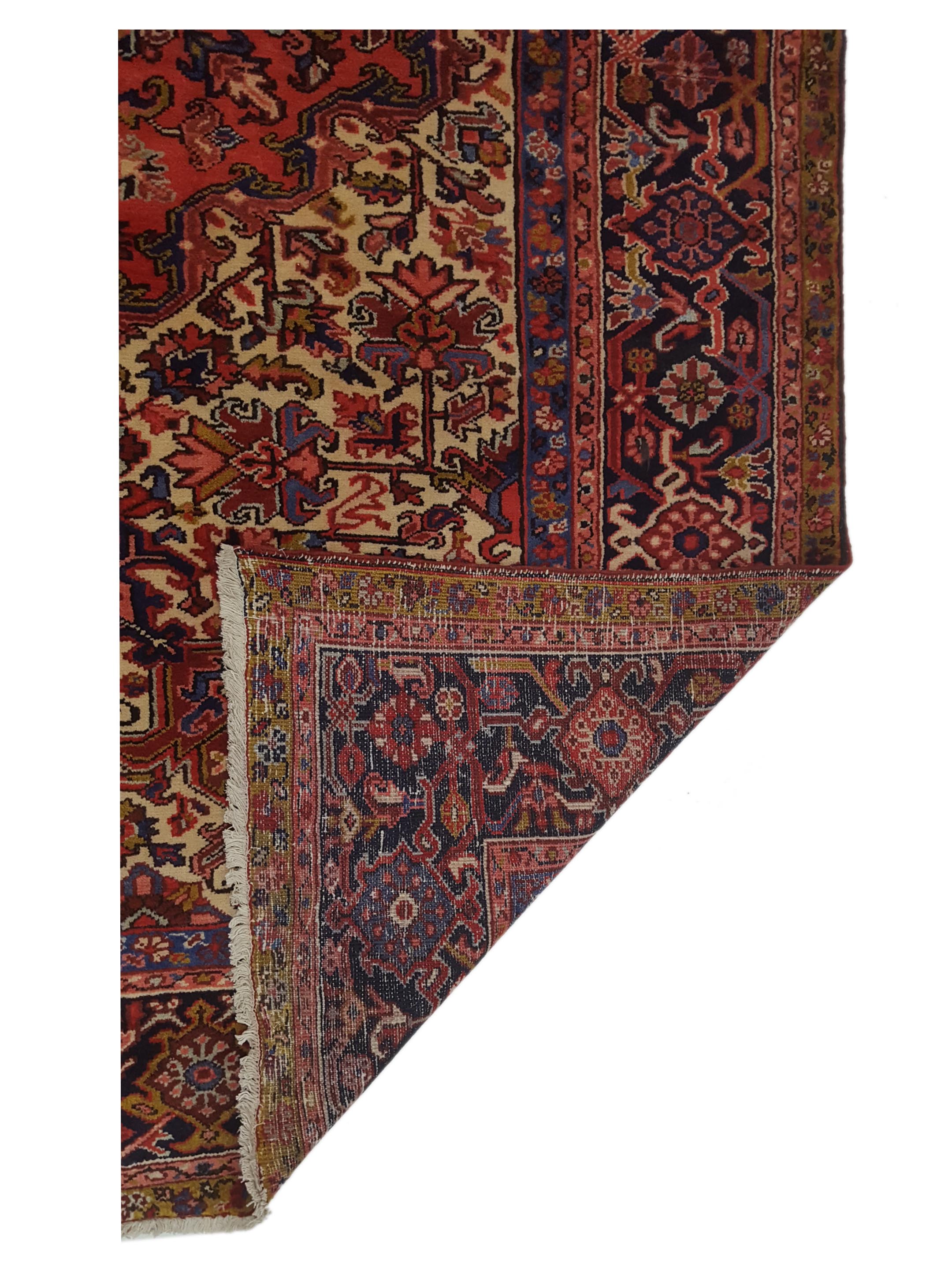 Heriz Hand Knotted Red 11x15 - Image 5 of 5