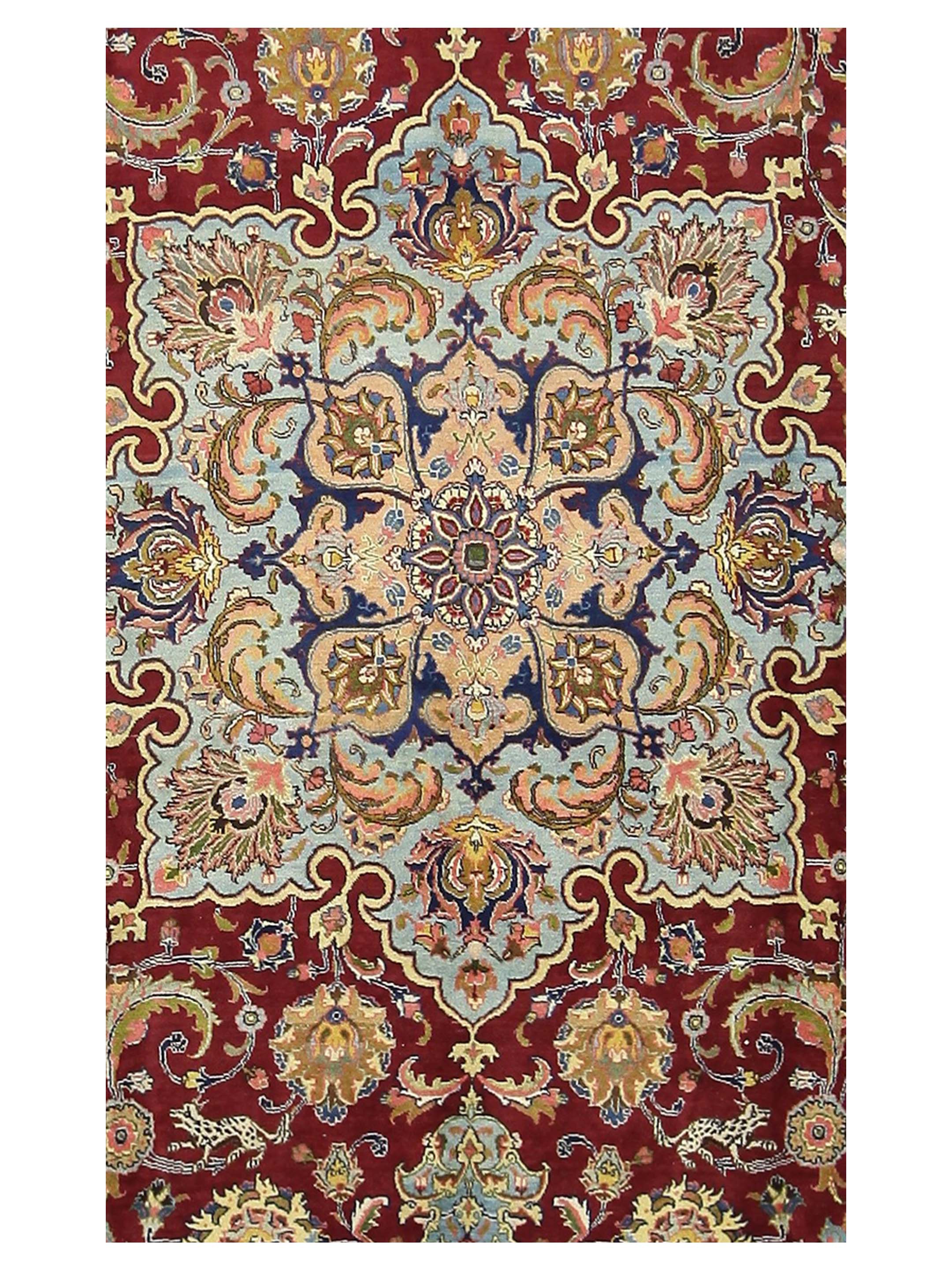 Khoy Hand Knotted Burgundy 12x15 - Image 4 of 5
