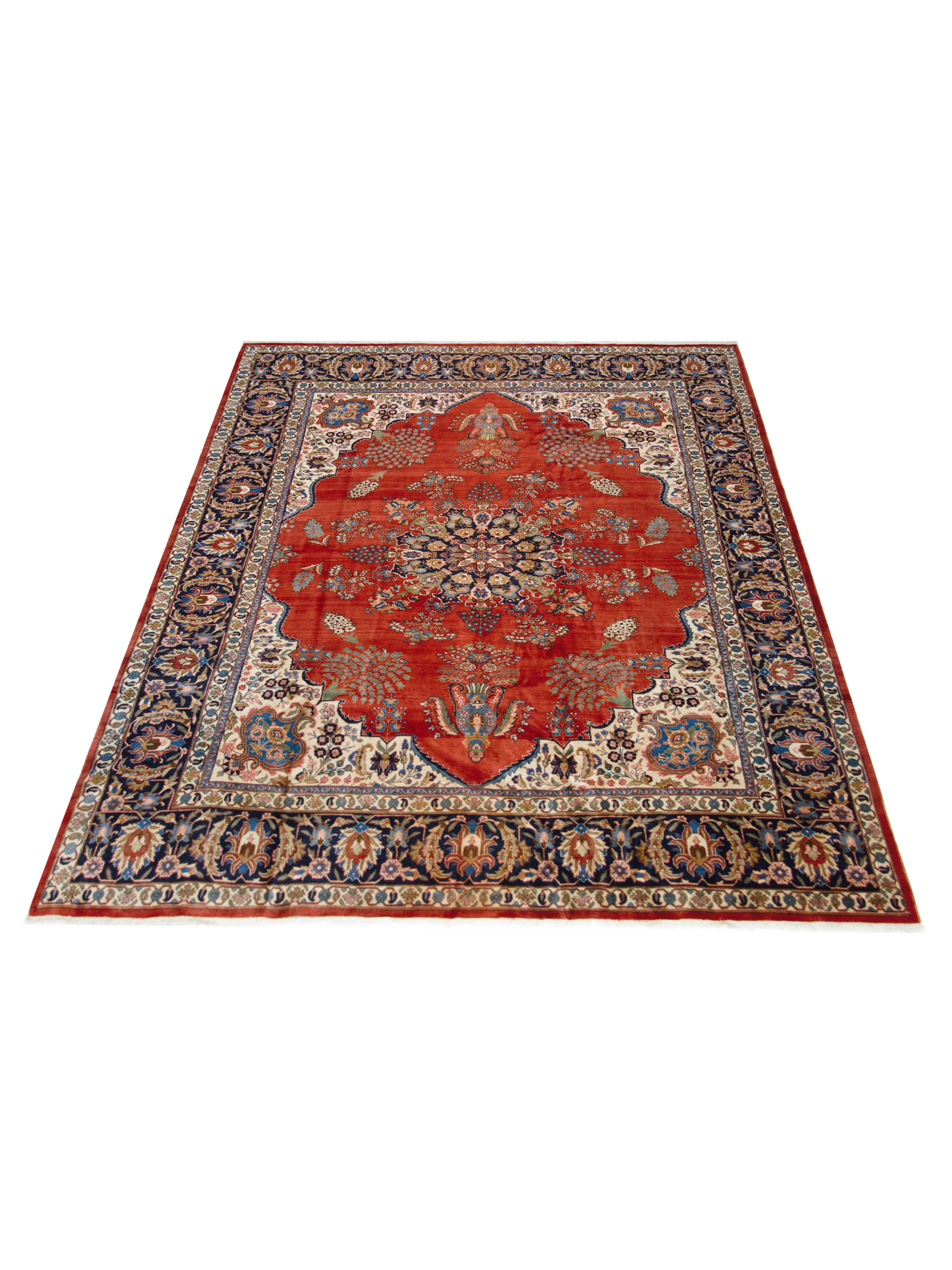 Khoy Hand Knotted Red 12x14 - Image 2 of 5