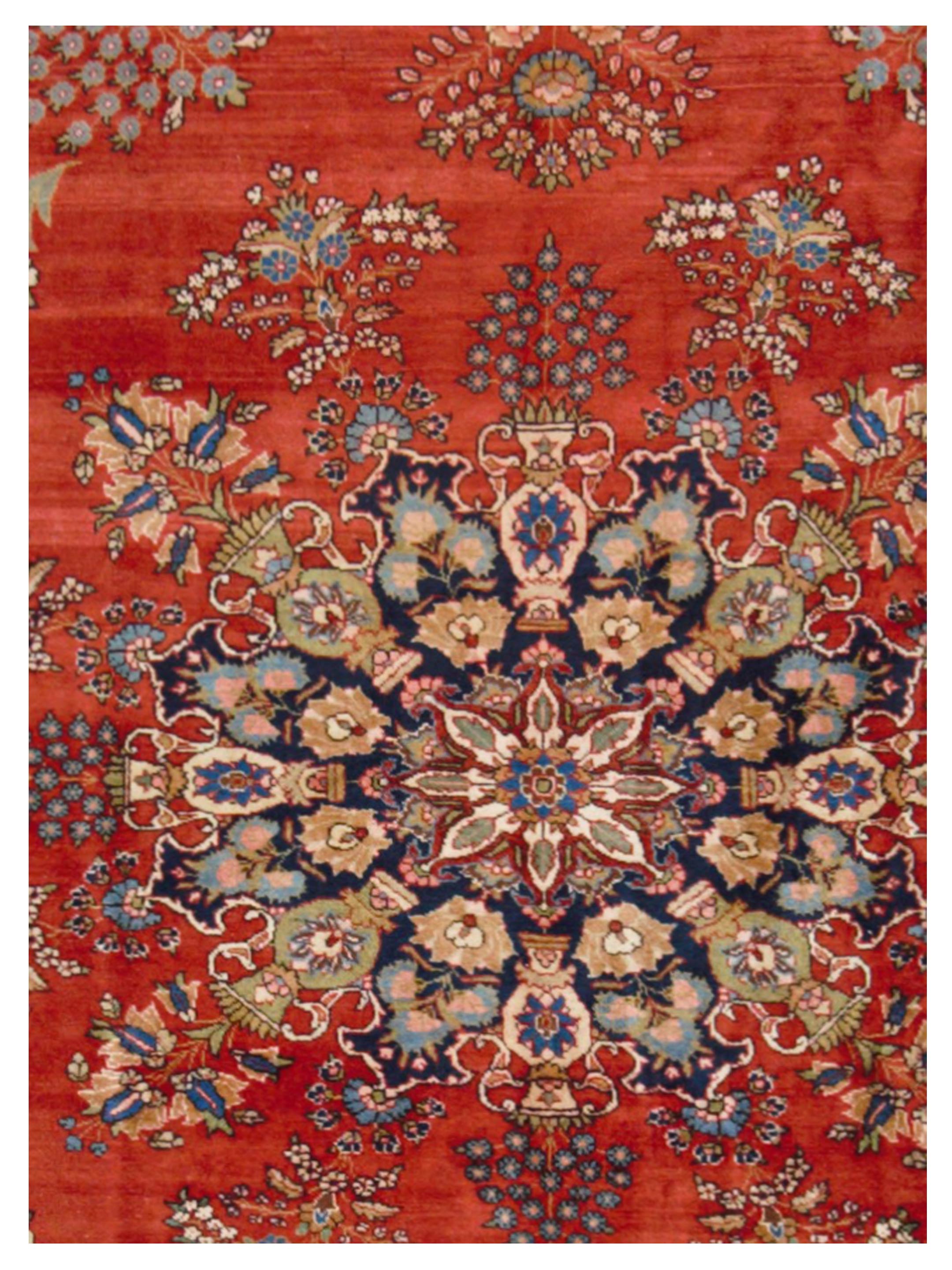 Khoy Hand Knotted Red 12x14 - Image 3 of 5