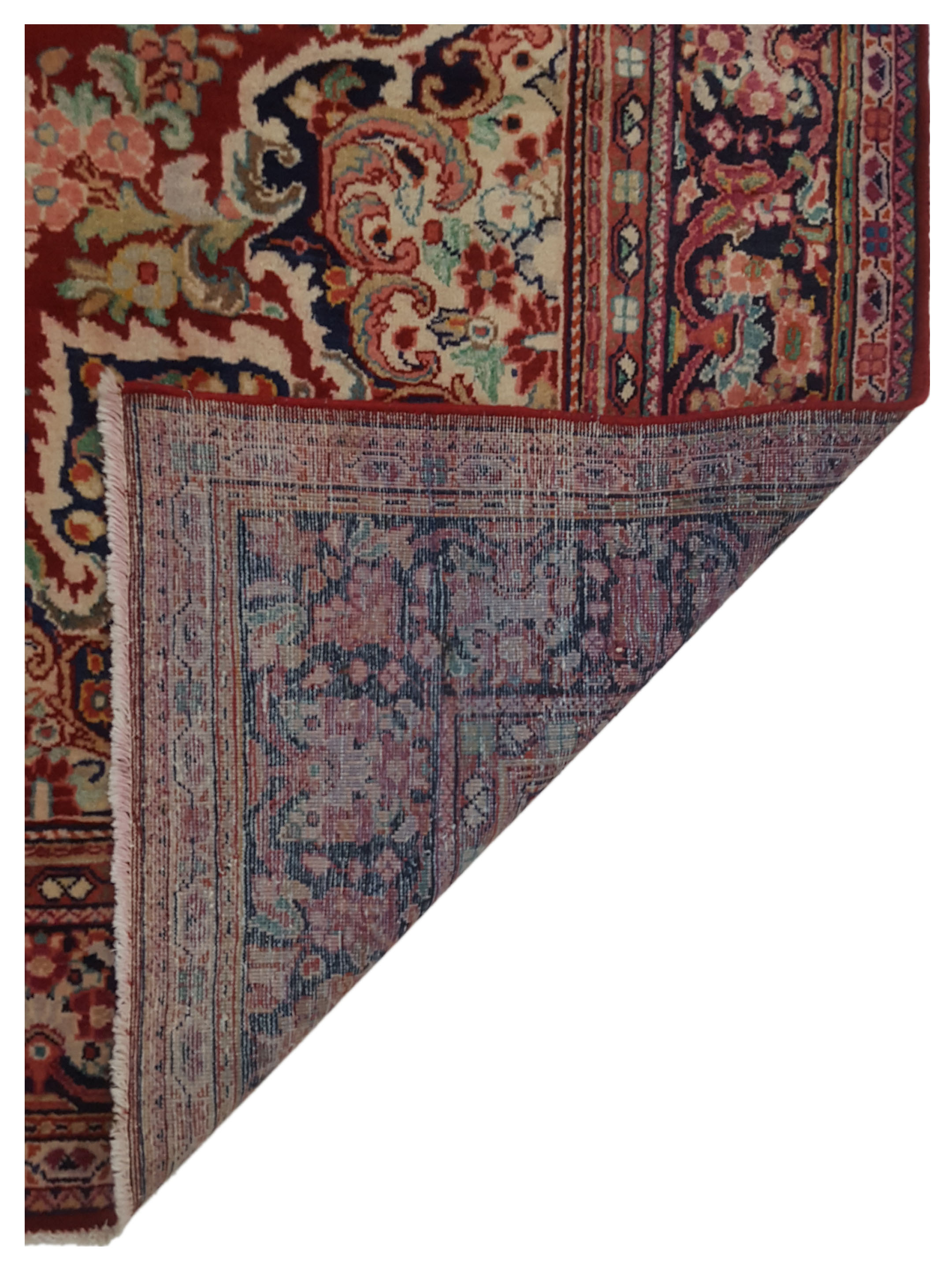 Mahal Hand Knotted Red 7x10 - Image 5 of 5