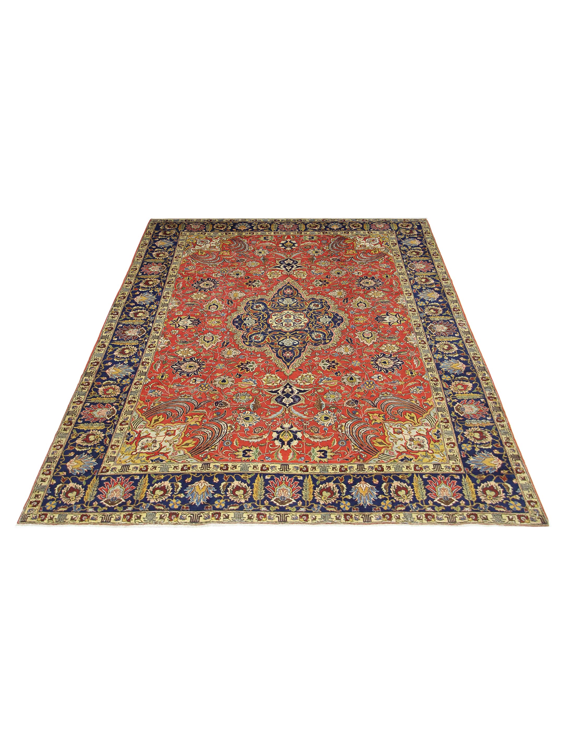 Khoy Hand Knotted Red 9x13 - Image 2 of 5