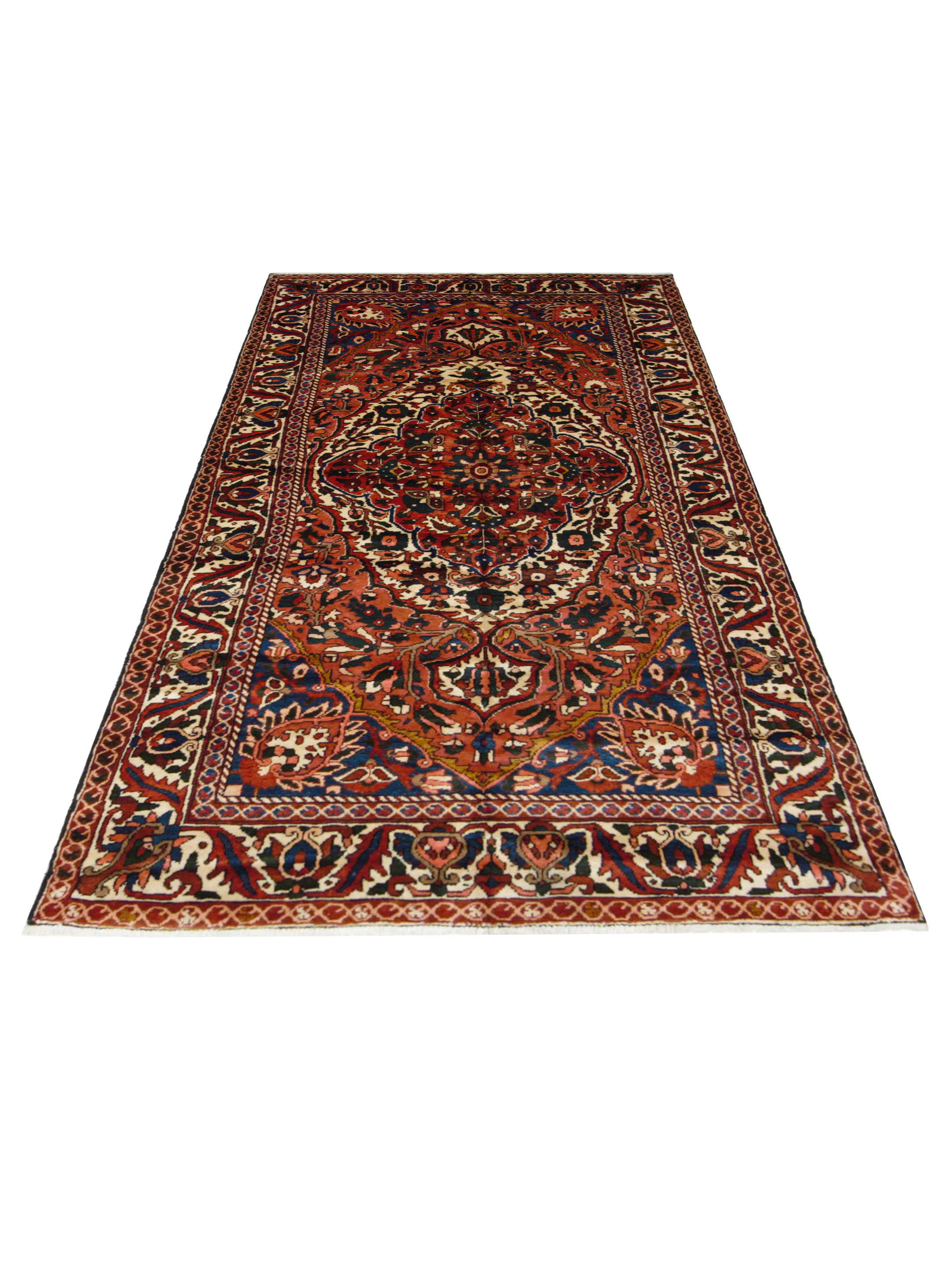Bakhtiyari Hand Knotted Blue 5x10 - Image 2 of 5